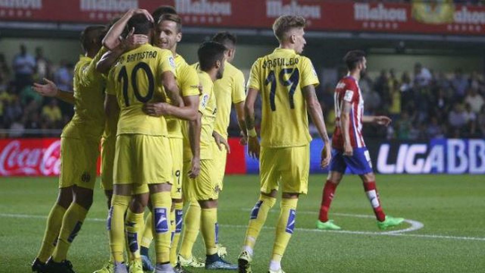 1-0. Baptistao acaba con el Atleti y pone líder al Villarreal