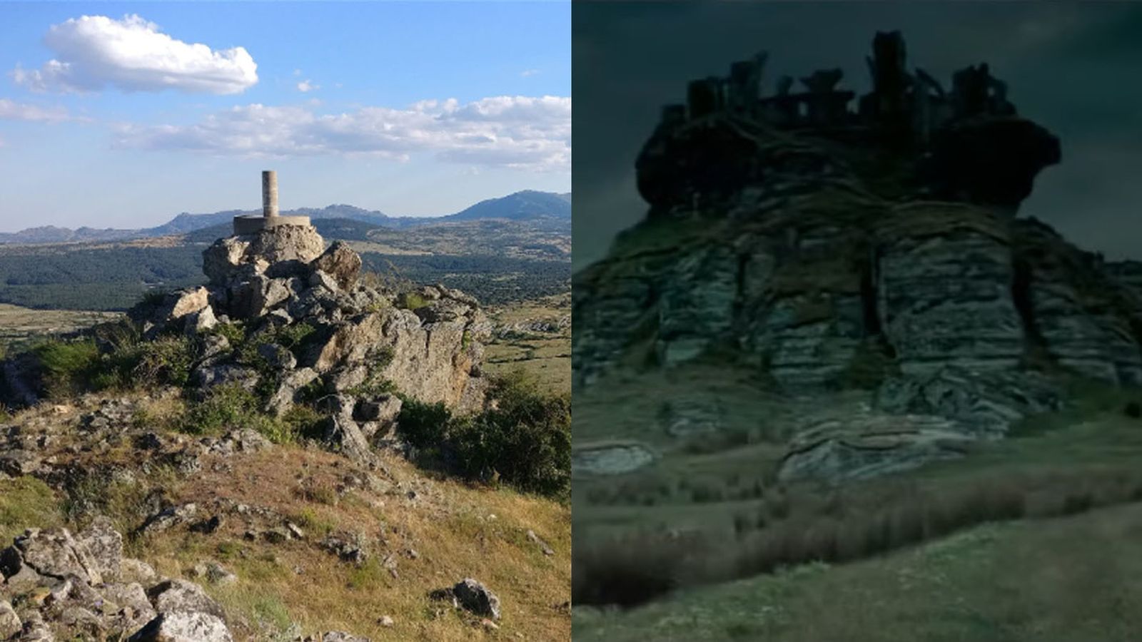 Cerro Piñuecar (i) y la Cima de los Vientos (d)