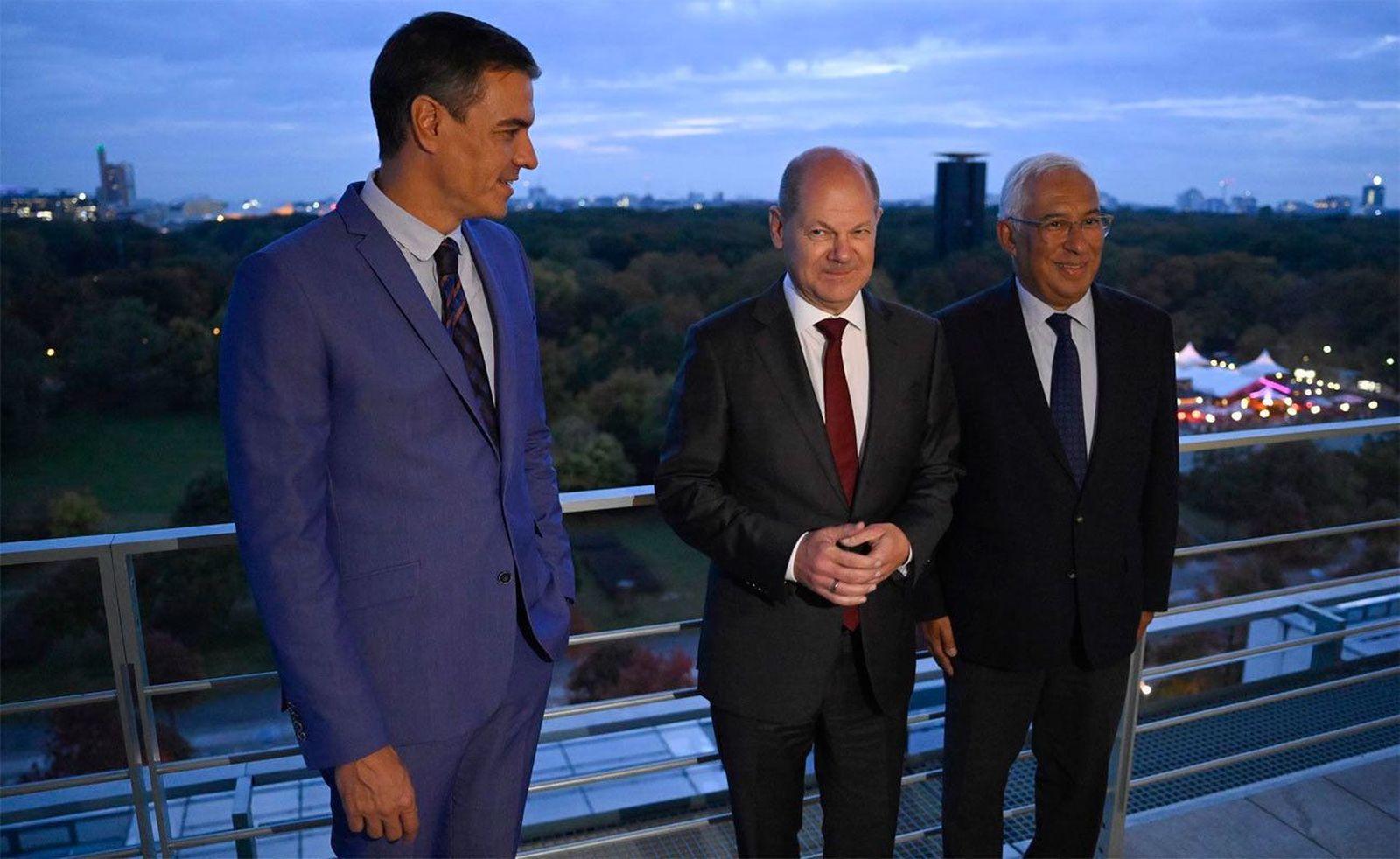 Sánchez reclama, junto a Scholz y Costa, "acelerar" el Midcat para garantizar el suministro energético en la UE
