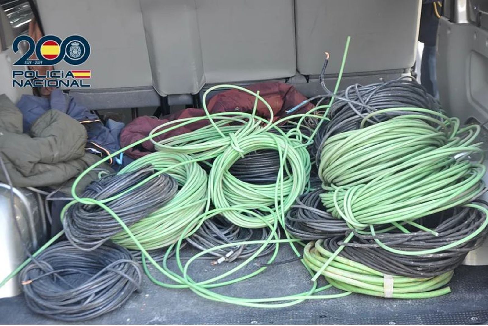Cable de cobre robado en La Aldehuela