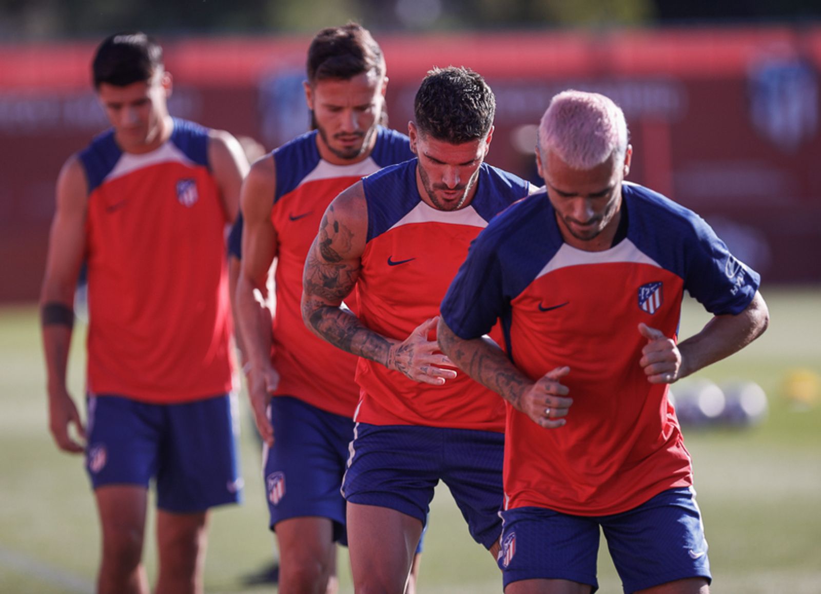 Griezmann, De Paul, Saúl y Morata