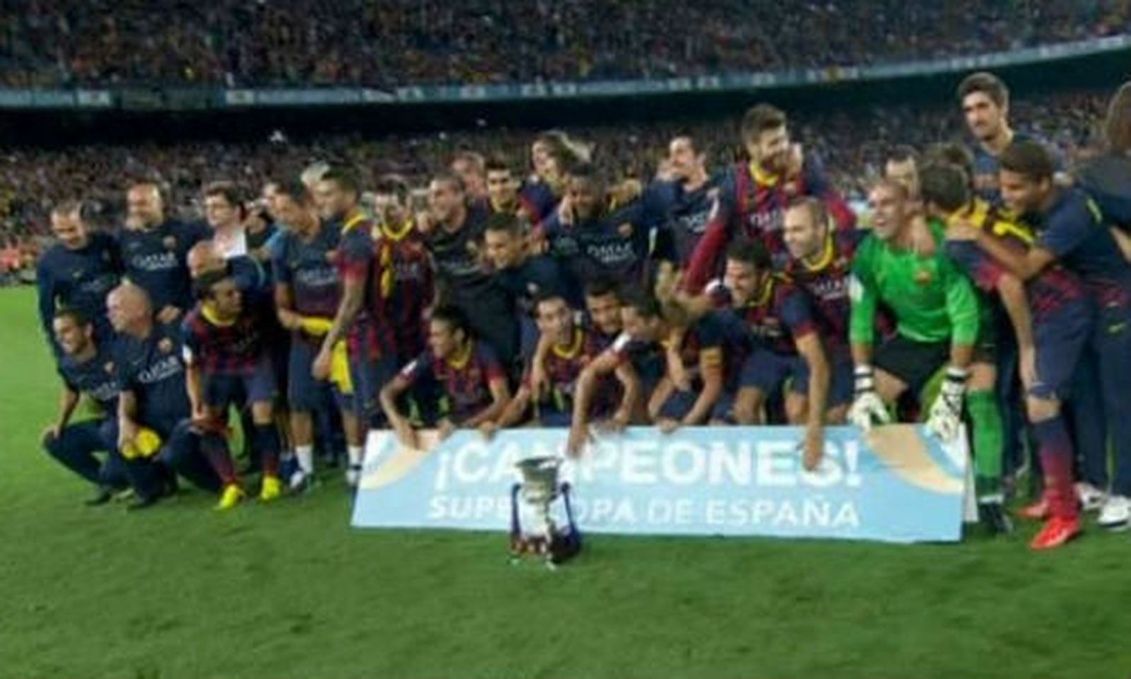 0-0. El Barça se lleva la Supercopa sin juego, sin brillo y sin tirar a puerta