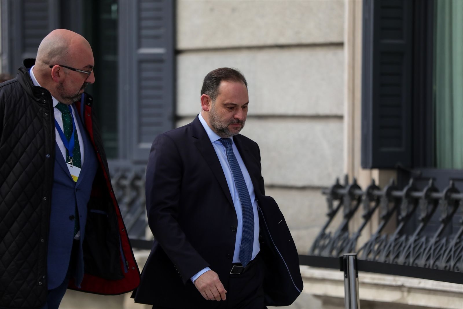 Koldo García Izaguirre y el exministro de Fomento, José Luis Ábalos en una imagen de archivo
