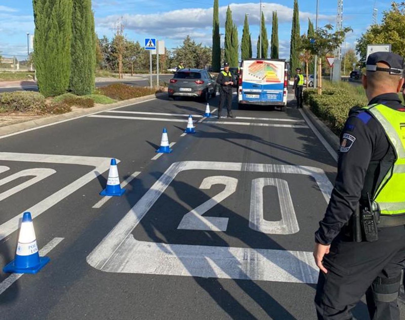Control de velocidad en Majadahonda