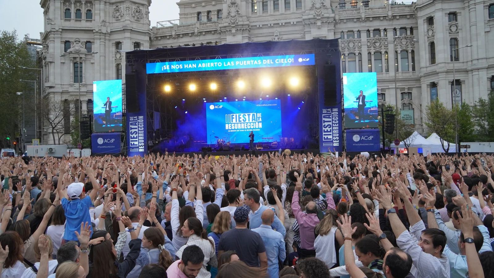 La Plaza de Cibeles vibrará en la 'Fiesta de Resurrección'