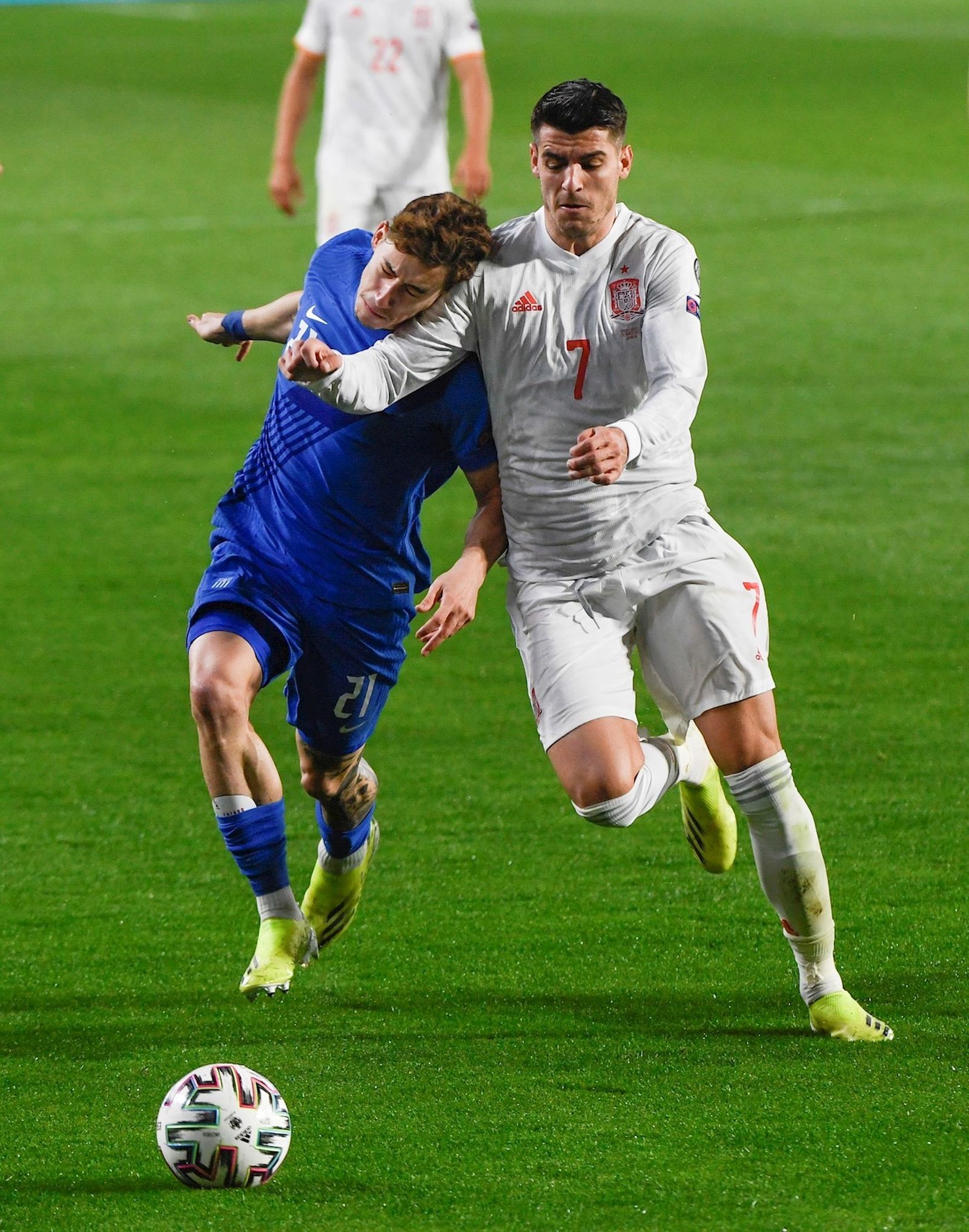 Morata ante Grecia
