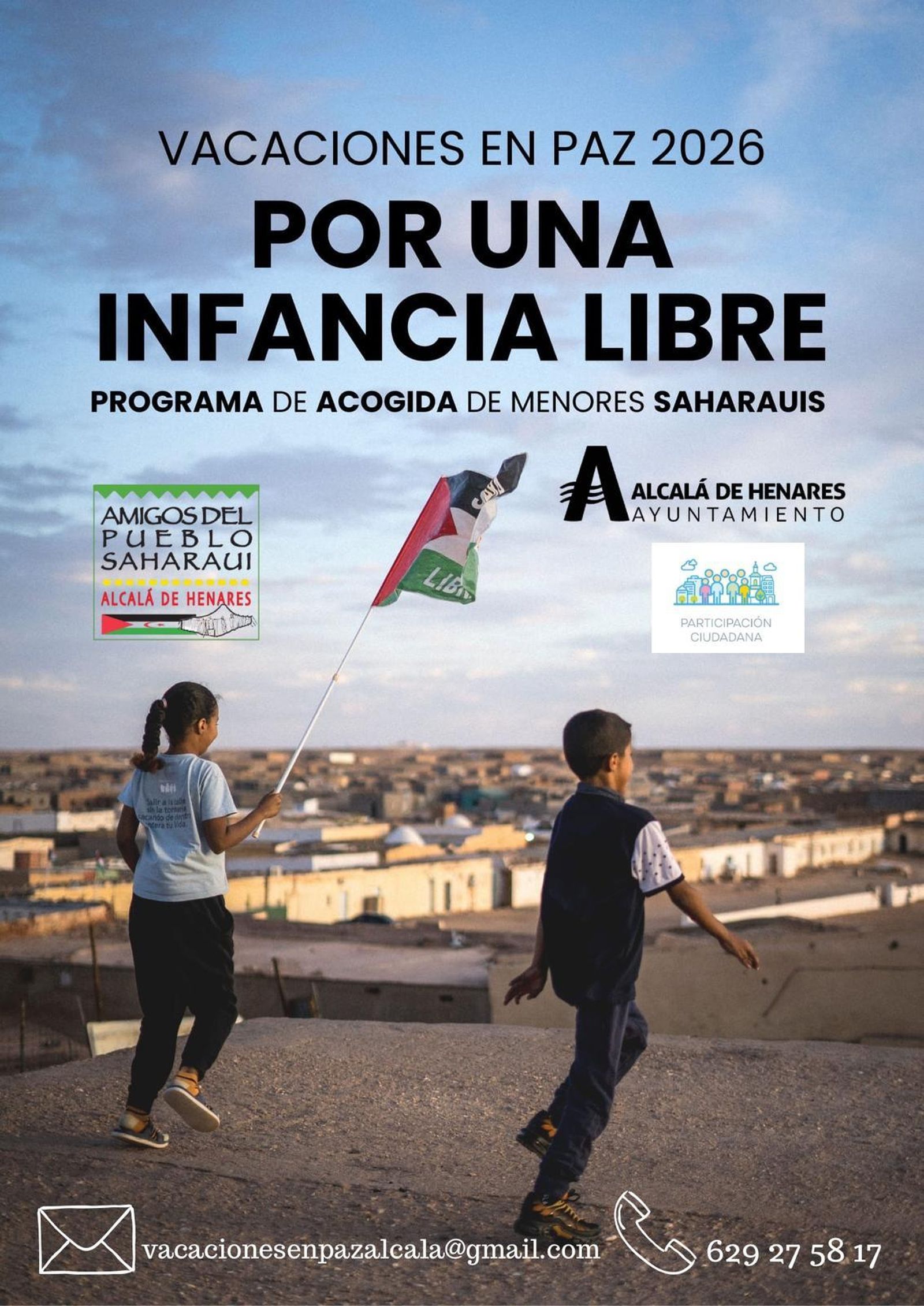 Campaña de acogida familiar de niños saharauis en España