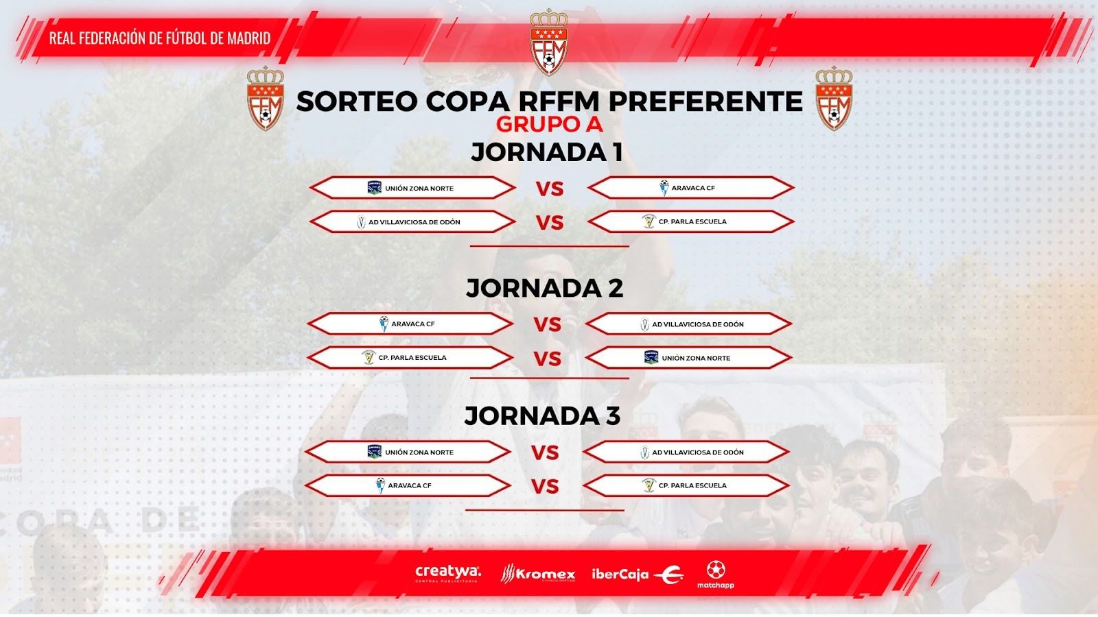 Calendario del Grupo A