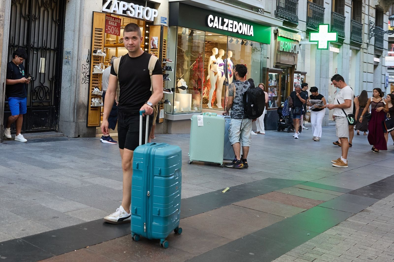 Turistas en el centro de Madrid