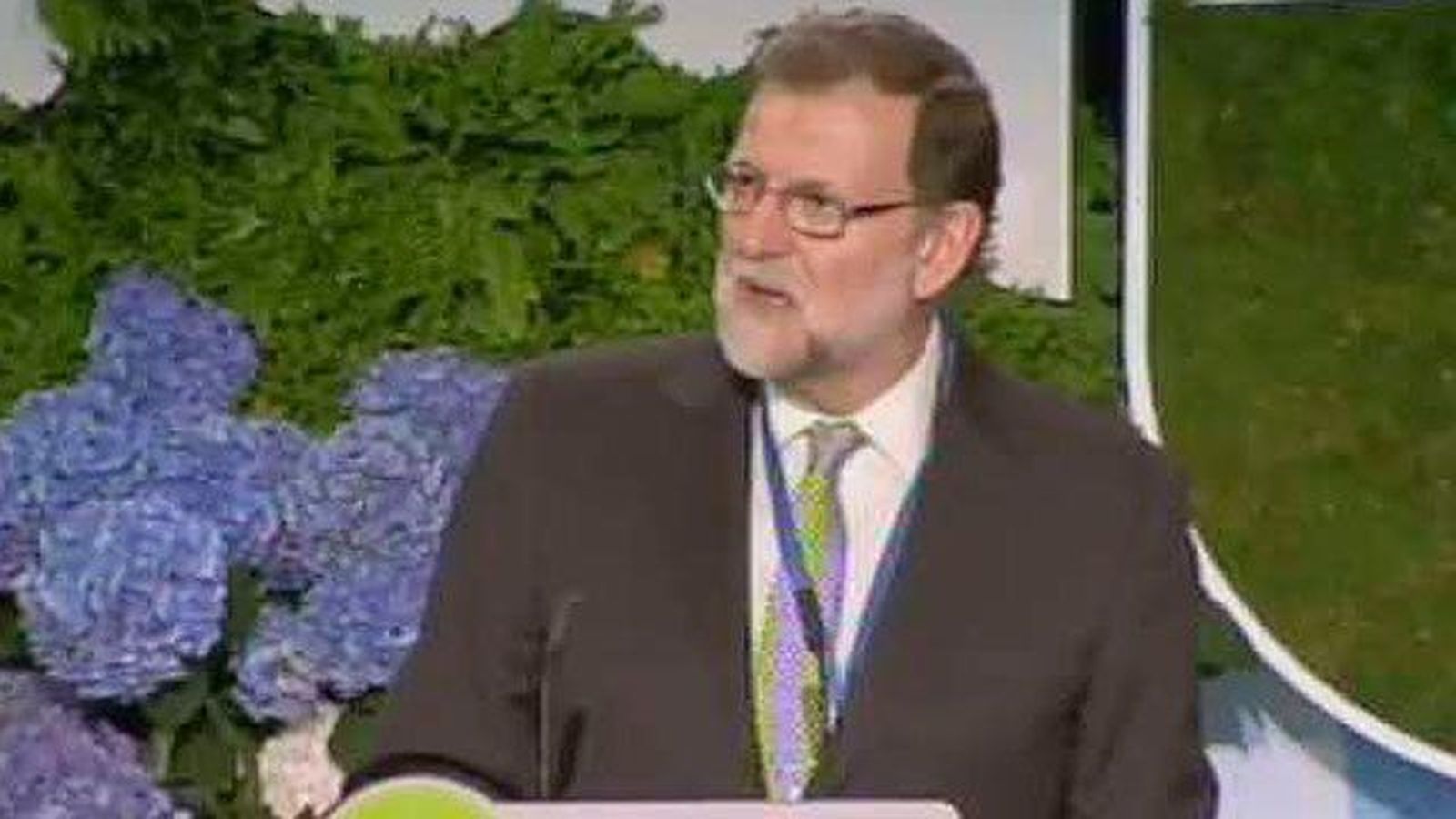 Rajoy: "La gente del PP no se porta mal nunca"