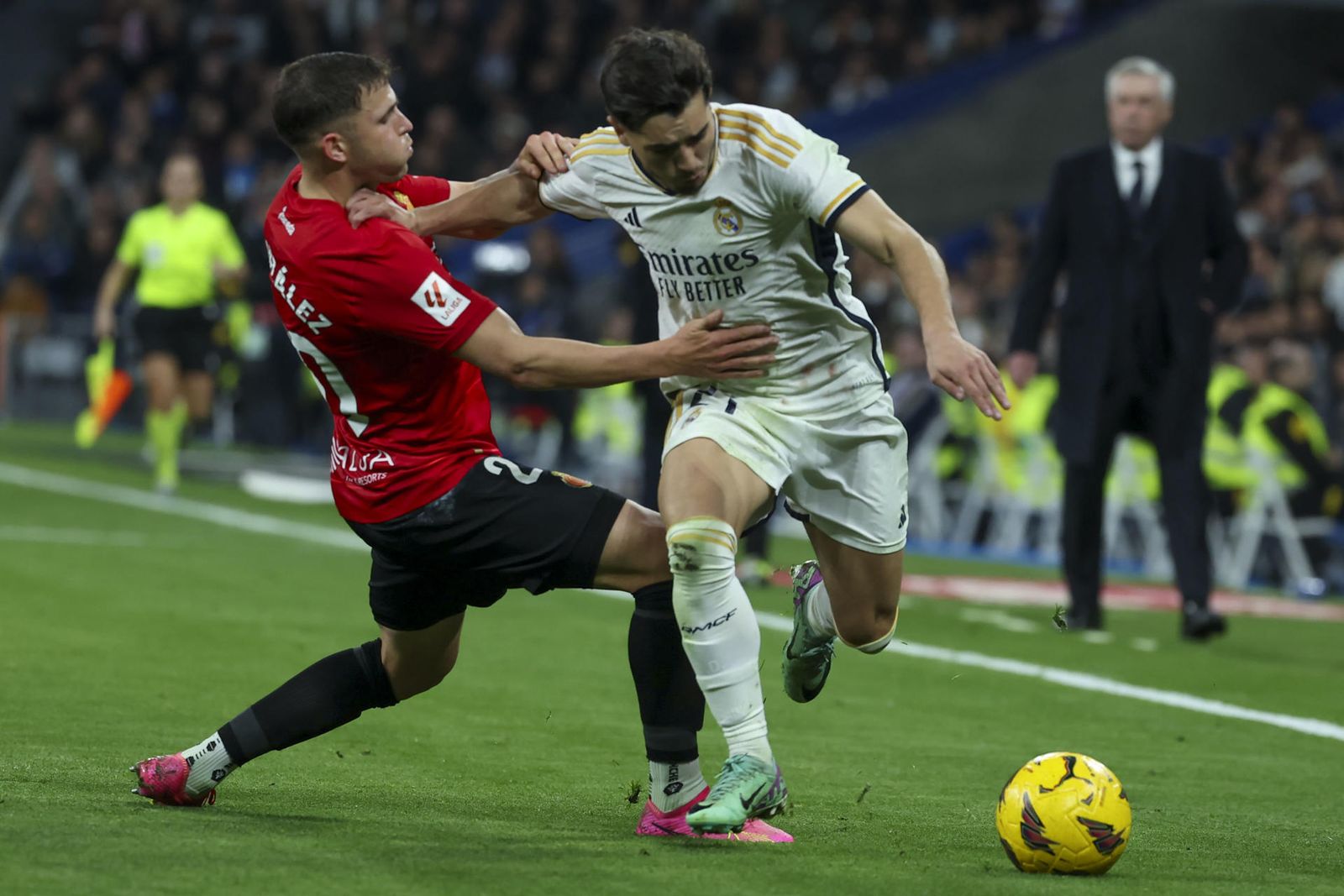 Brahim ante el Mallorca