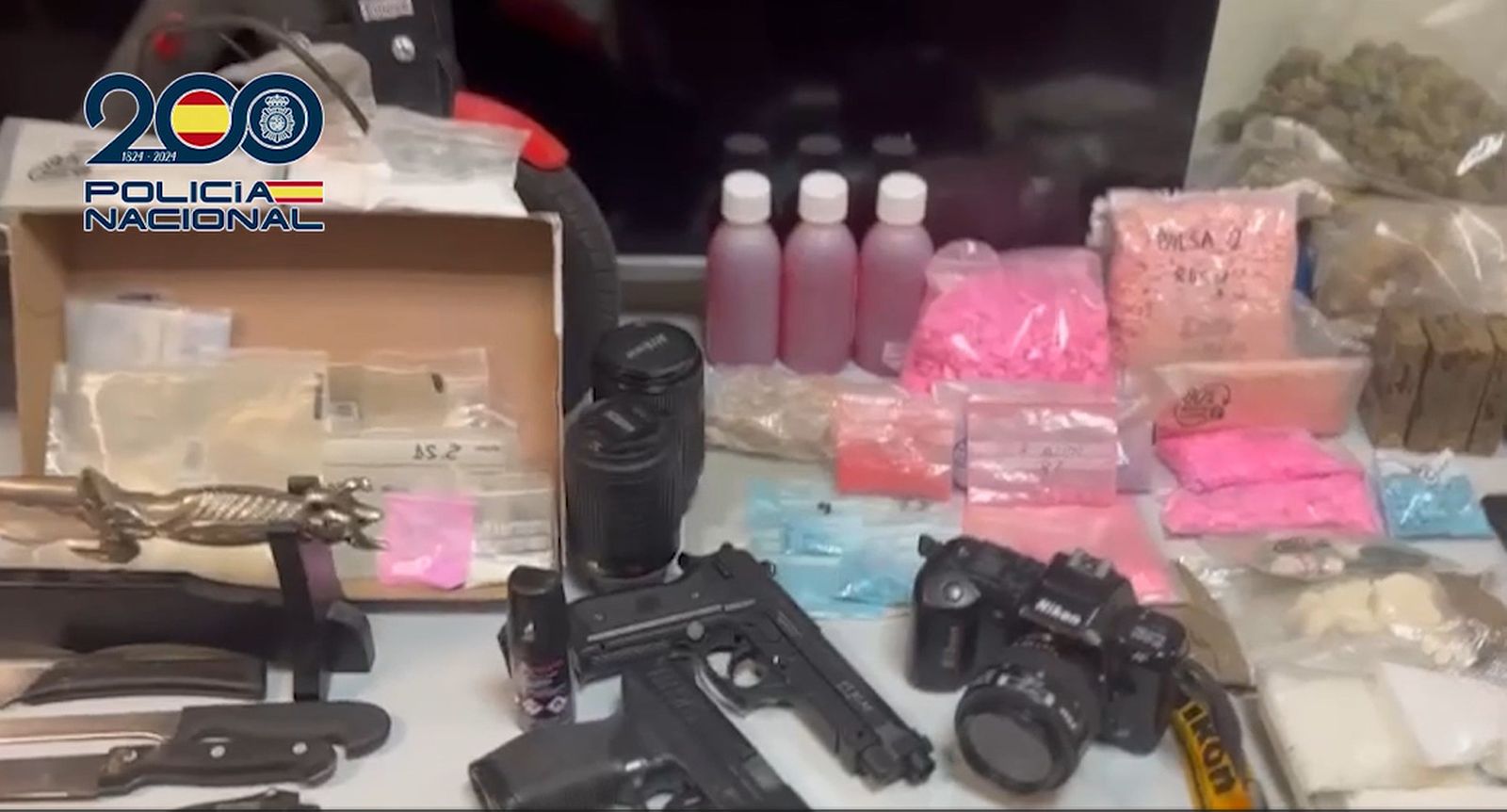 Desmantelado un narcopiso en Alcobendas donde se distribuía gran variedad de drogas