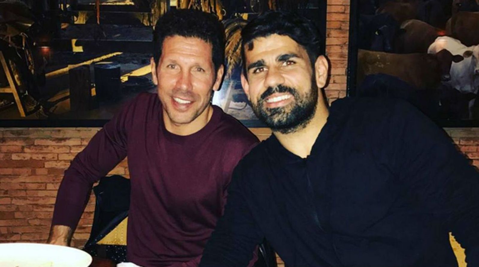 Simeone: "Costa no estaría aquí si no hubiera hecho el esfuerzo que hizo"