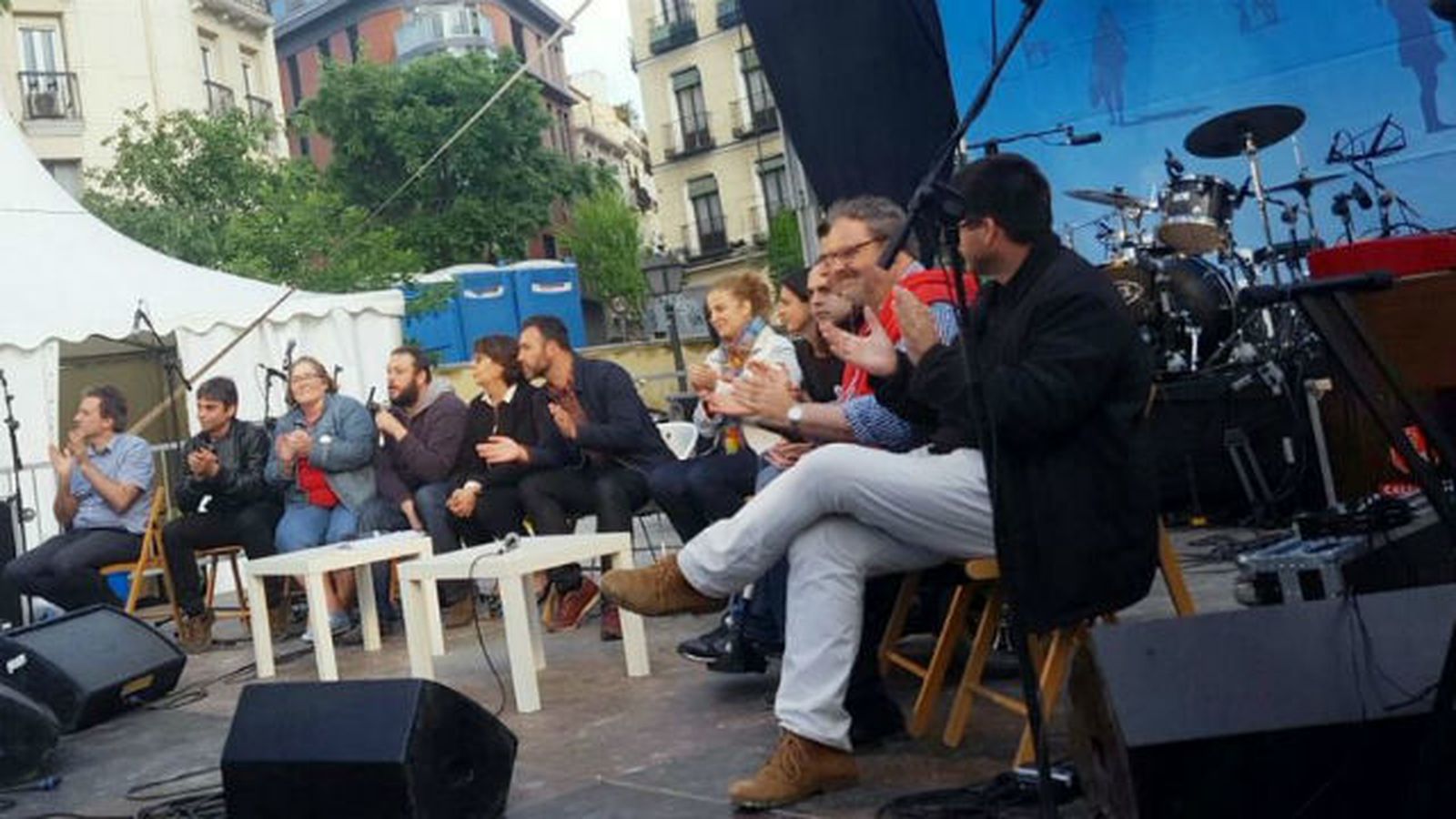 Un año después, Ahora Madrid celebra su primer aniversario en el Ayuntamiento