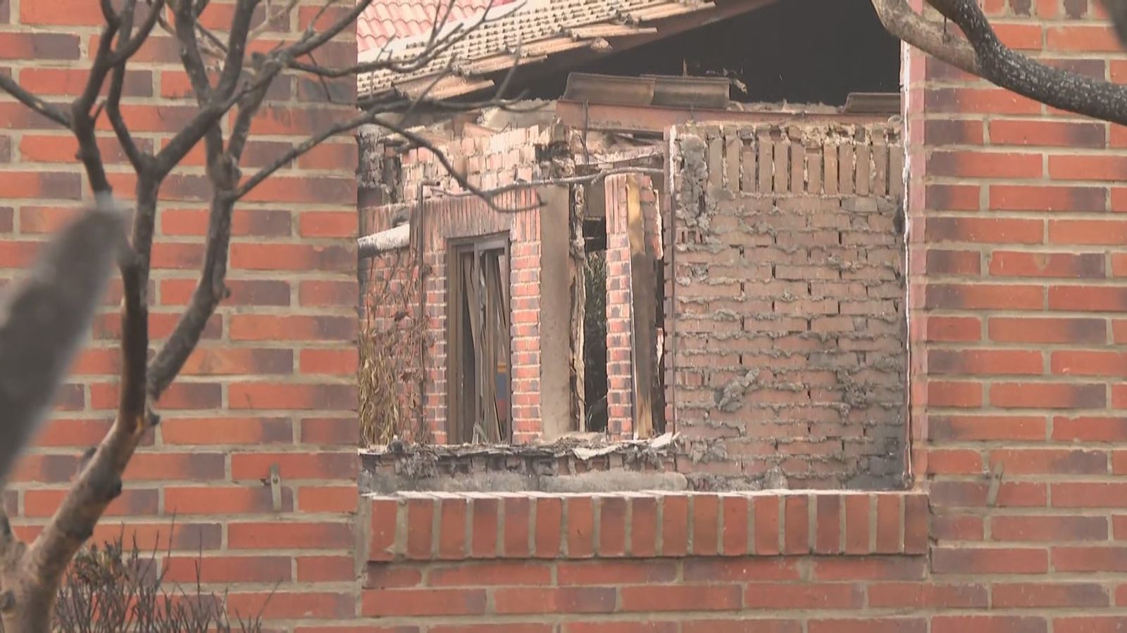 Destrucción por el incendio de Tres Cantos