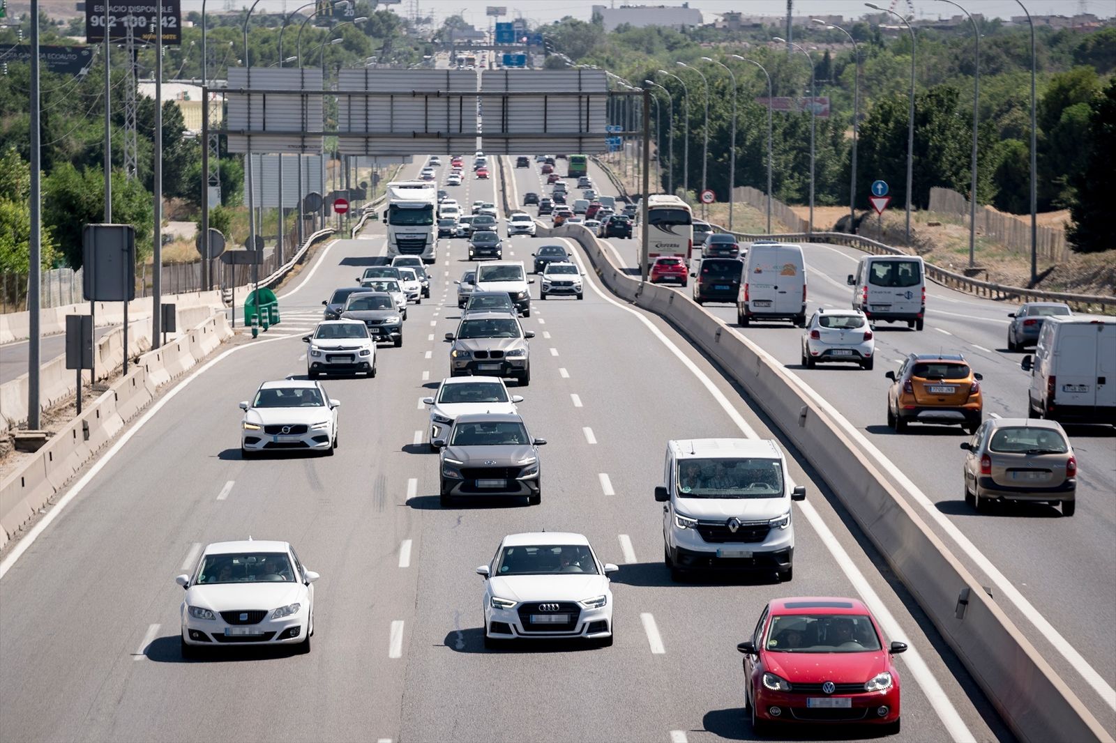 Casi 7 millones de viajes en carretera en un retorno escalonado de las vacaciones