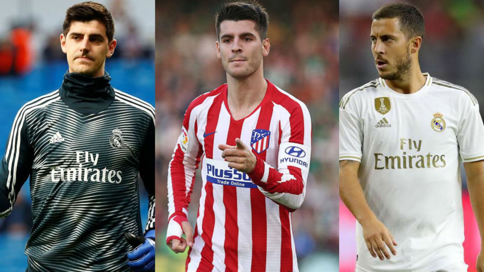 Courtois, Morata, Hazard