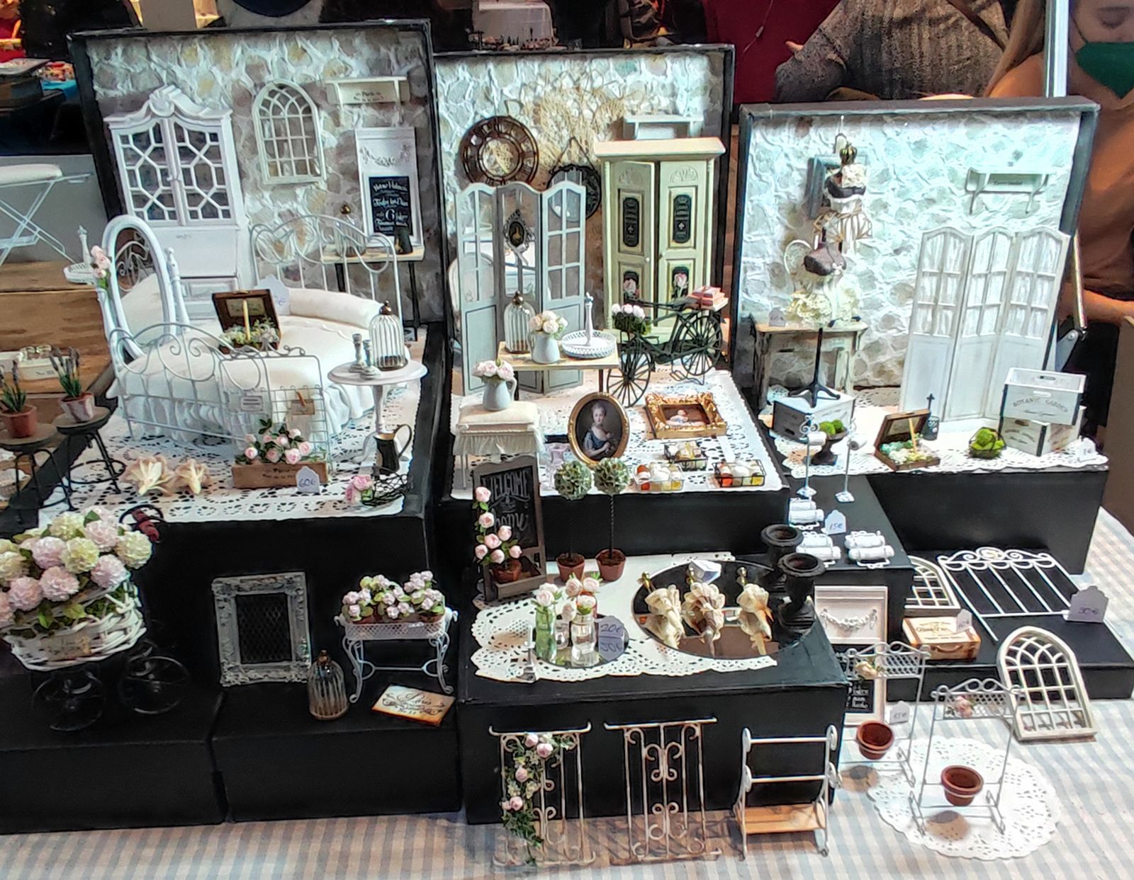 Casas de muñecas de la feria 'Madrid Miniaturas'
