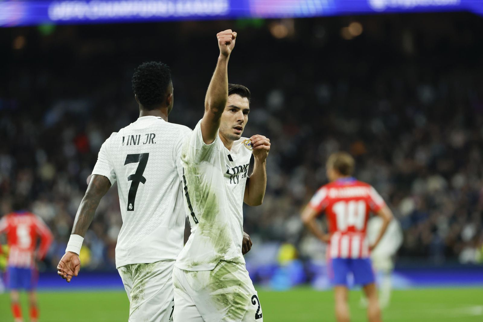 Brahim ante el Atlético de Madrid