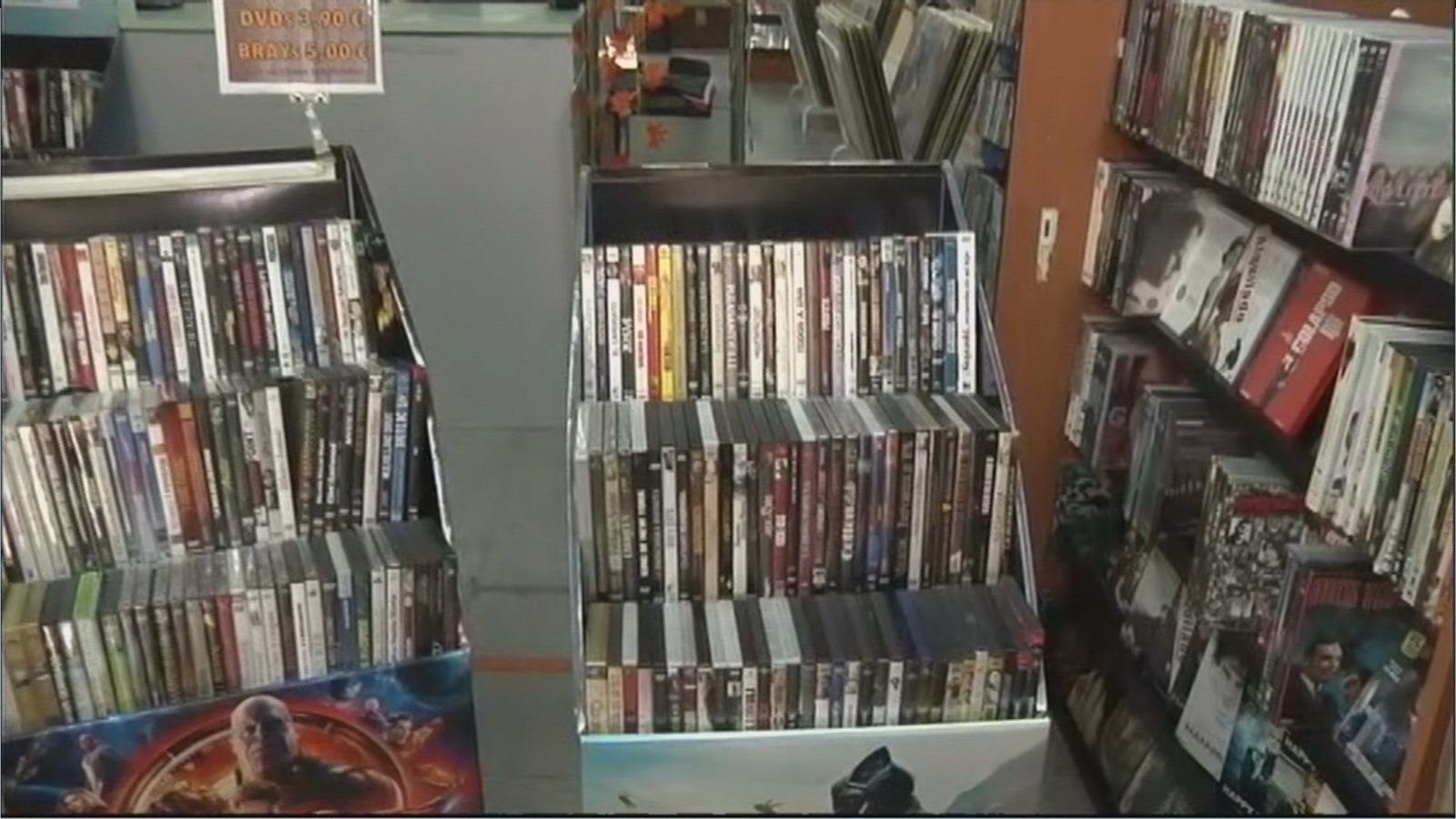 DVDs a precio de chollo en Lavapiés