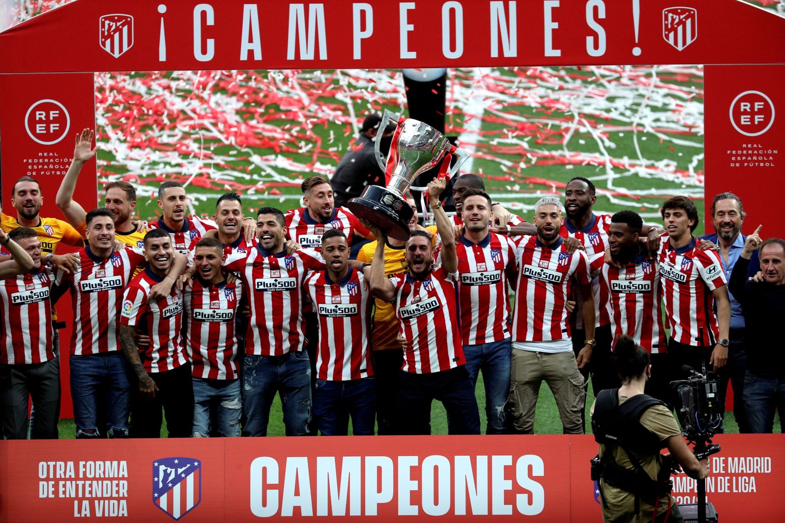 Telemadrid acompaña al Atlético en su gran fiesta de la Liga con un 12,2% de share y hasta medio millón de espectadores