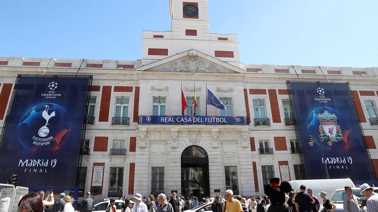 Fachada de la Casa de Correos de Madrid
