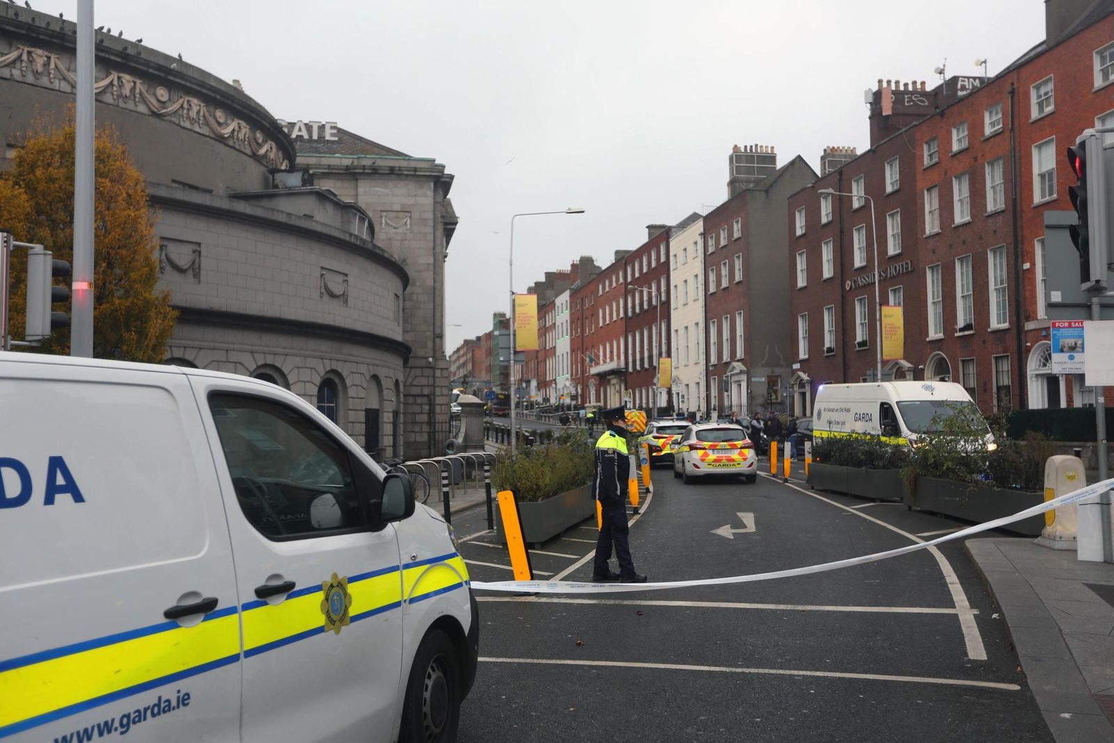 Parnell Street East, en Dublín, lugar del incidente