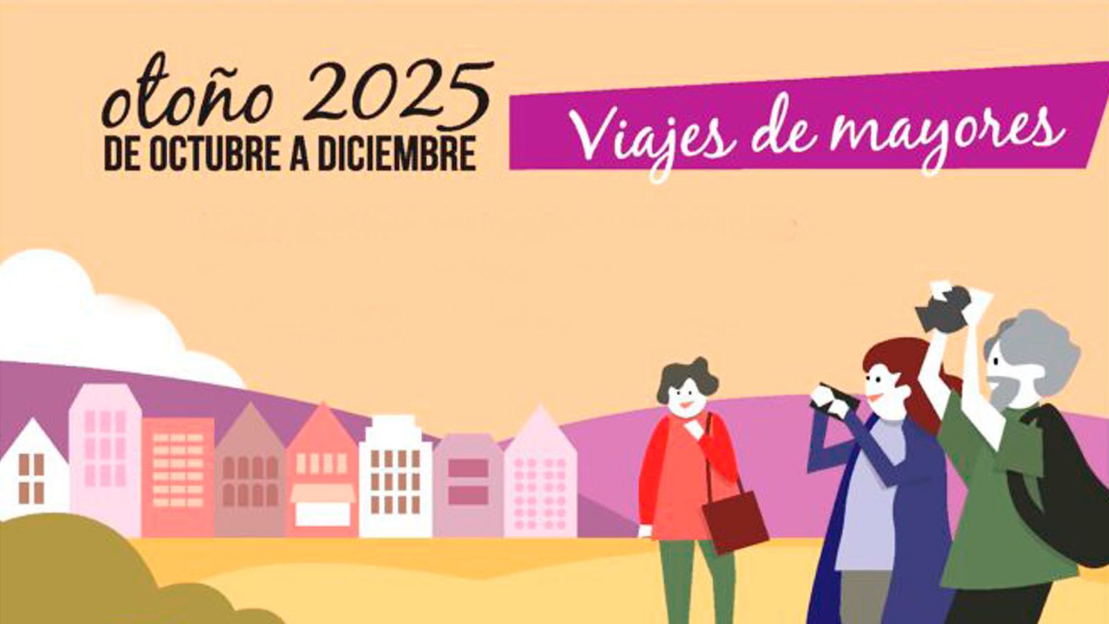 Getafe abre este lunes el plazo de preinscripción para 300 plazas de viajes municipales para mayores