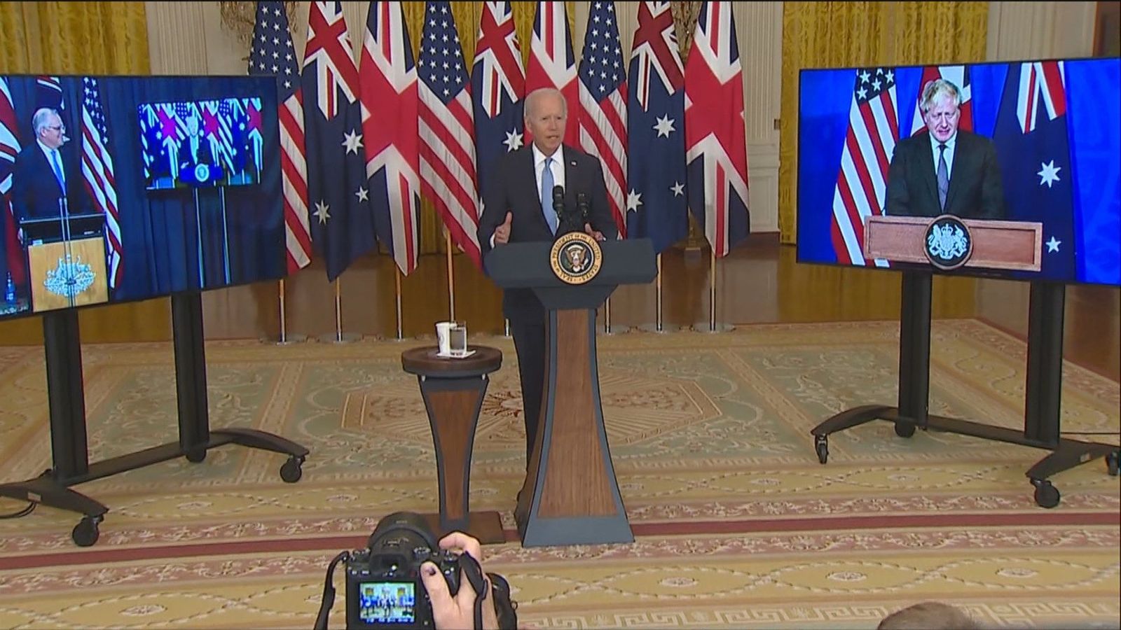 EEUU, Reino Unido y Australia plantan cara a China en el Pacífico