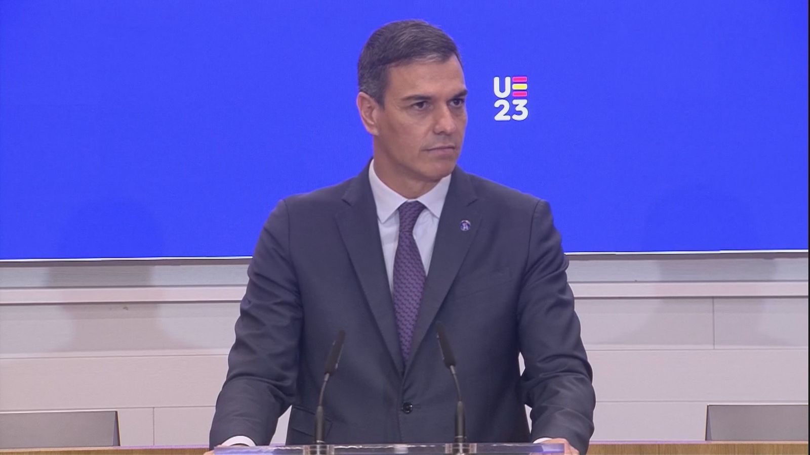 El presidente del Gobierno en funciones, Pedro Sánchez