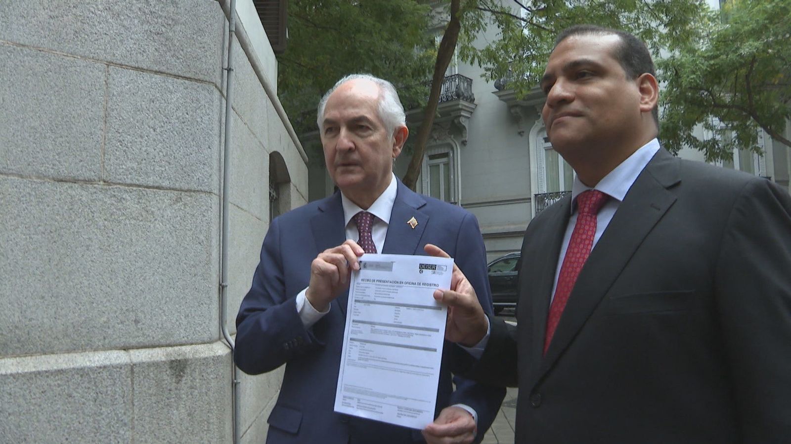 Opositores venezolanos denuncian en Madrid al régimen de Maduro por amenazas a Corina Machado