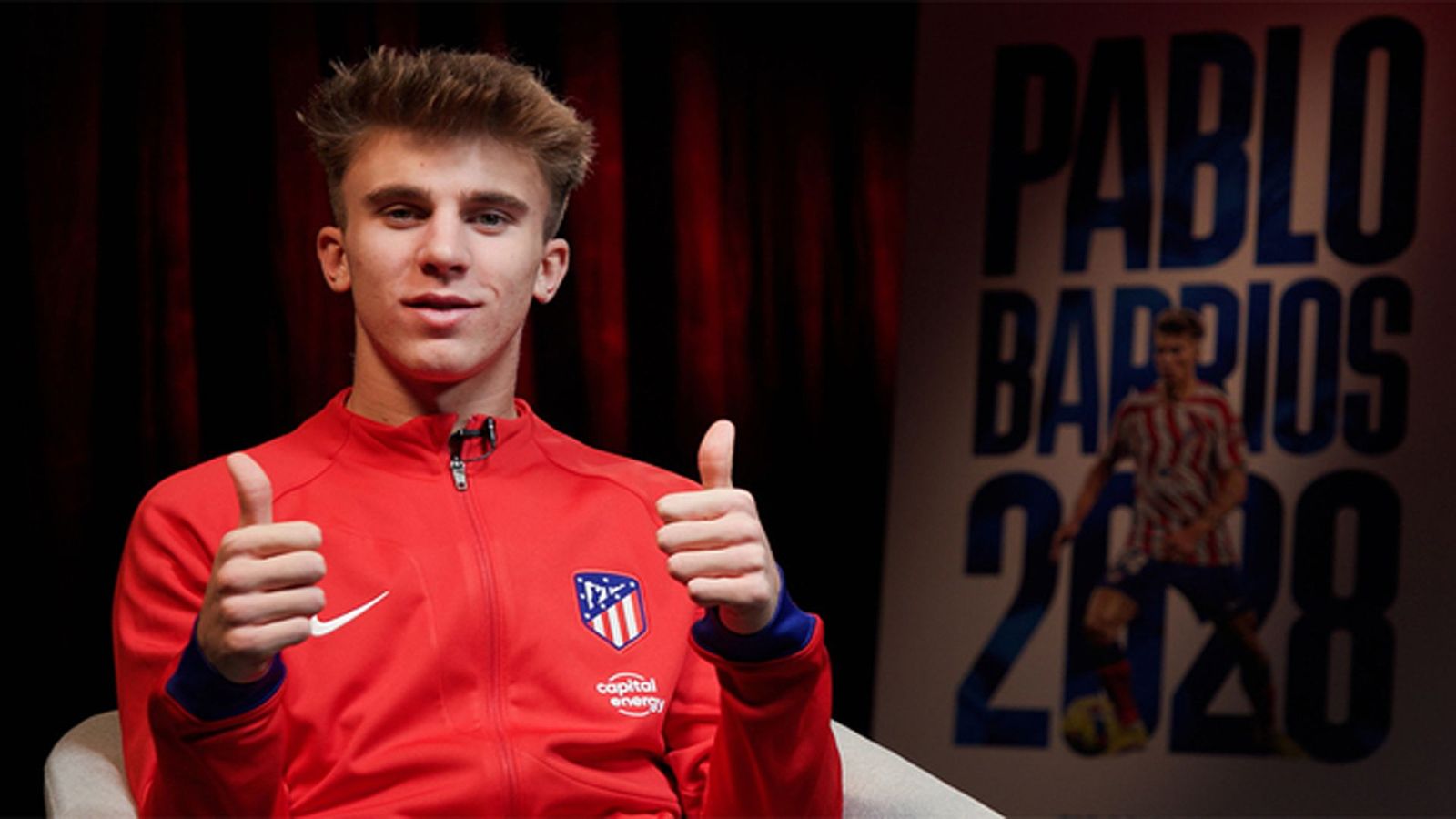 Pablo Barrios: "El Atlético me lo ha dado todo, en el campo y en valores"