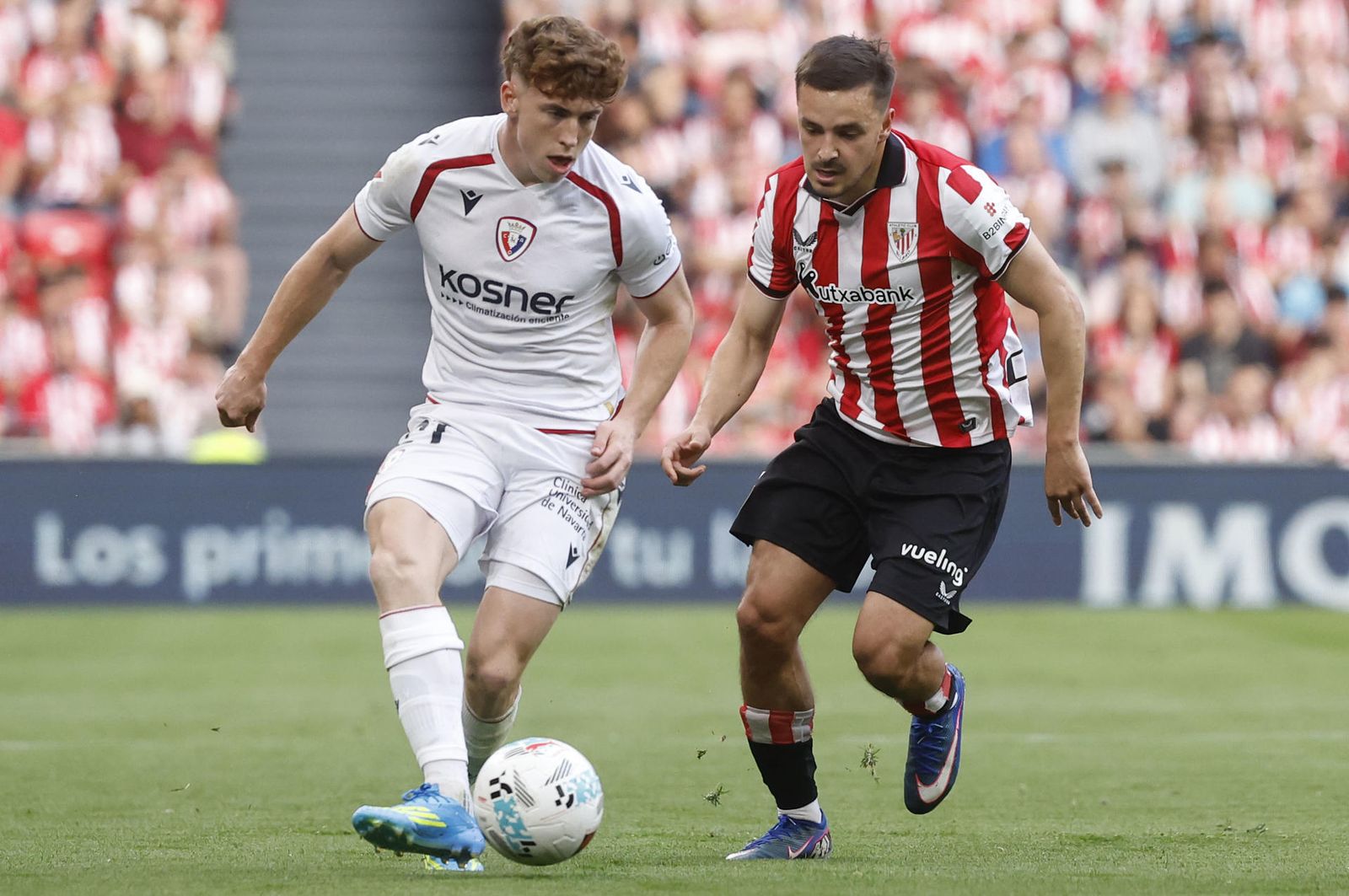 Víctor Muñoz ante el Athletic