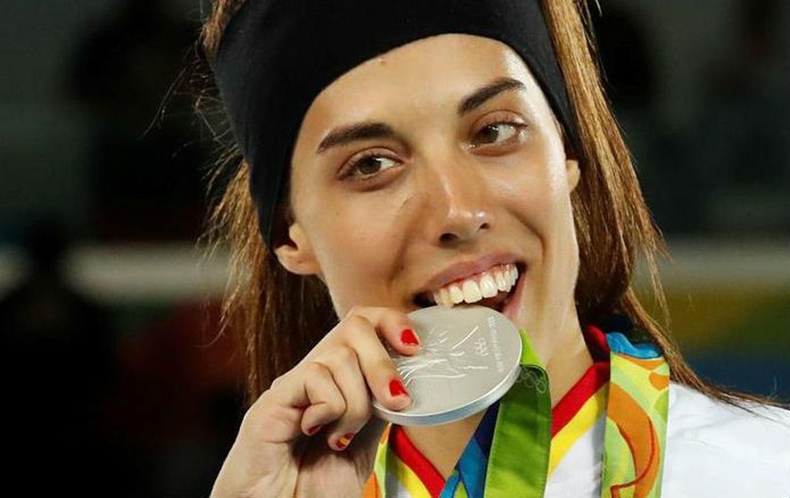 Eva Calvo, plata en la categoría de menos de 57 kilos de taekwondo