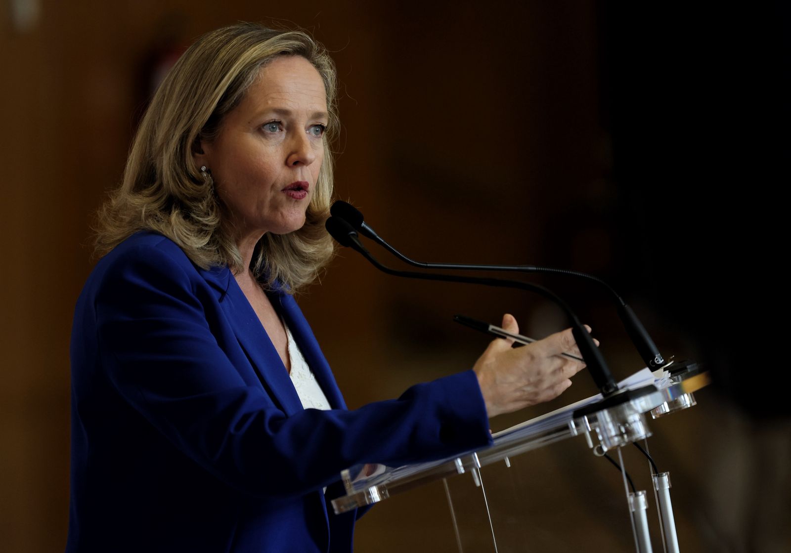 La vicepresidenta primera y ministra de Asuntos Económicos y Transformación Digital, Nadia Calviño