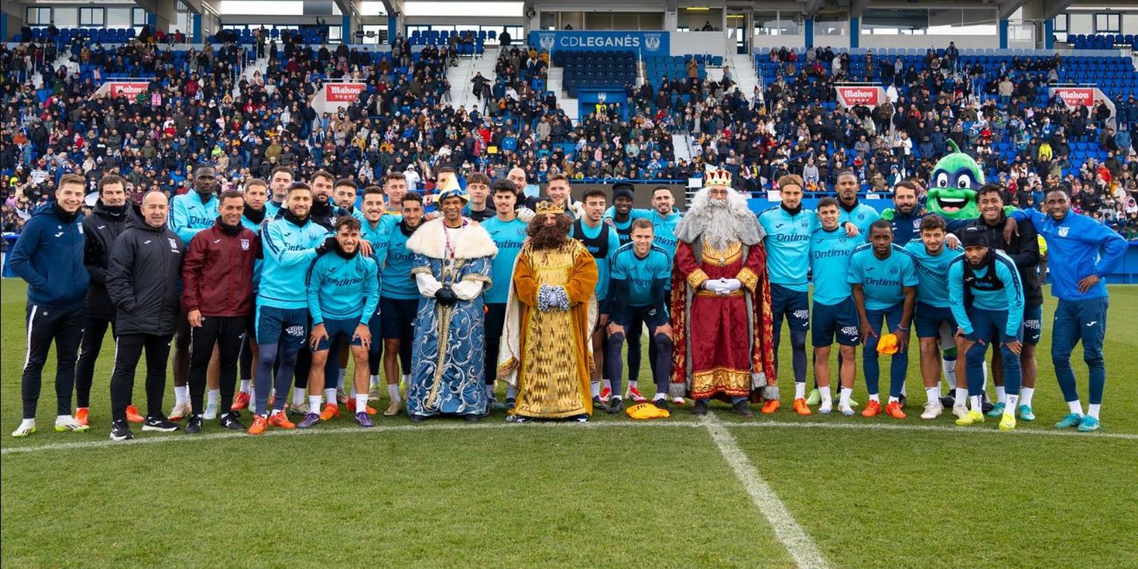 El Leganés se contagia de ilusión navideña antes de la eliminatoria ante el Cartagena