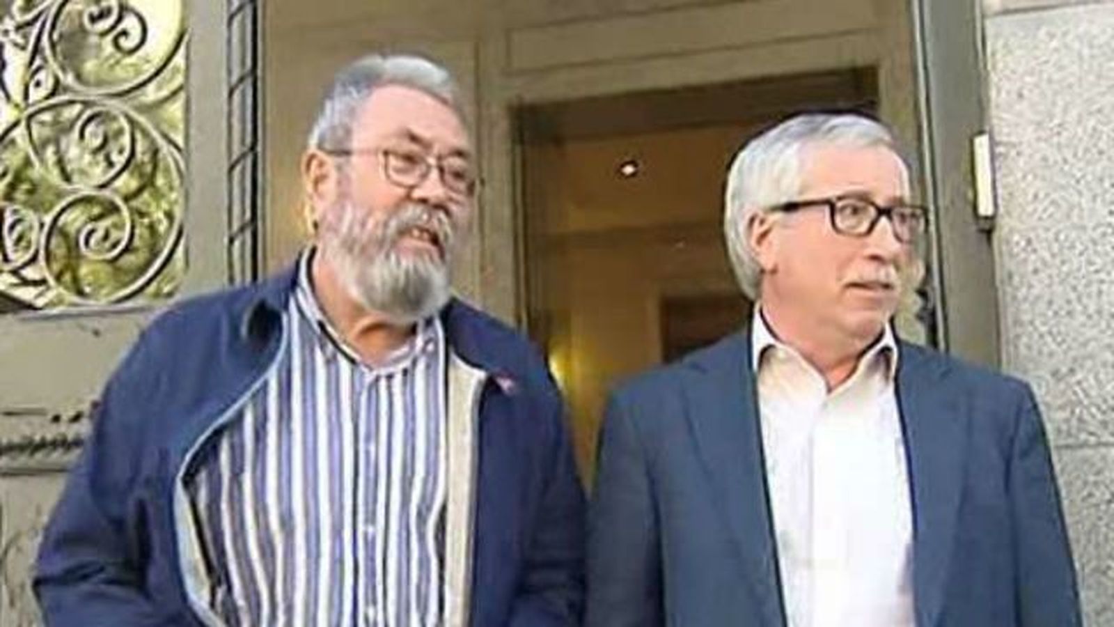 Toxo y Méndez trasladan al CGPJ su preocupación por el procesamiento de sindicalistas