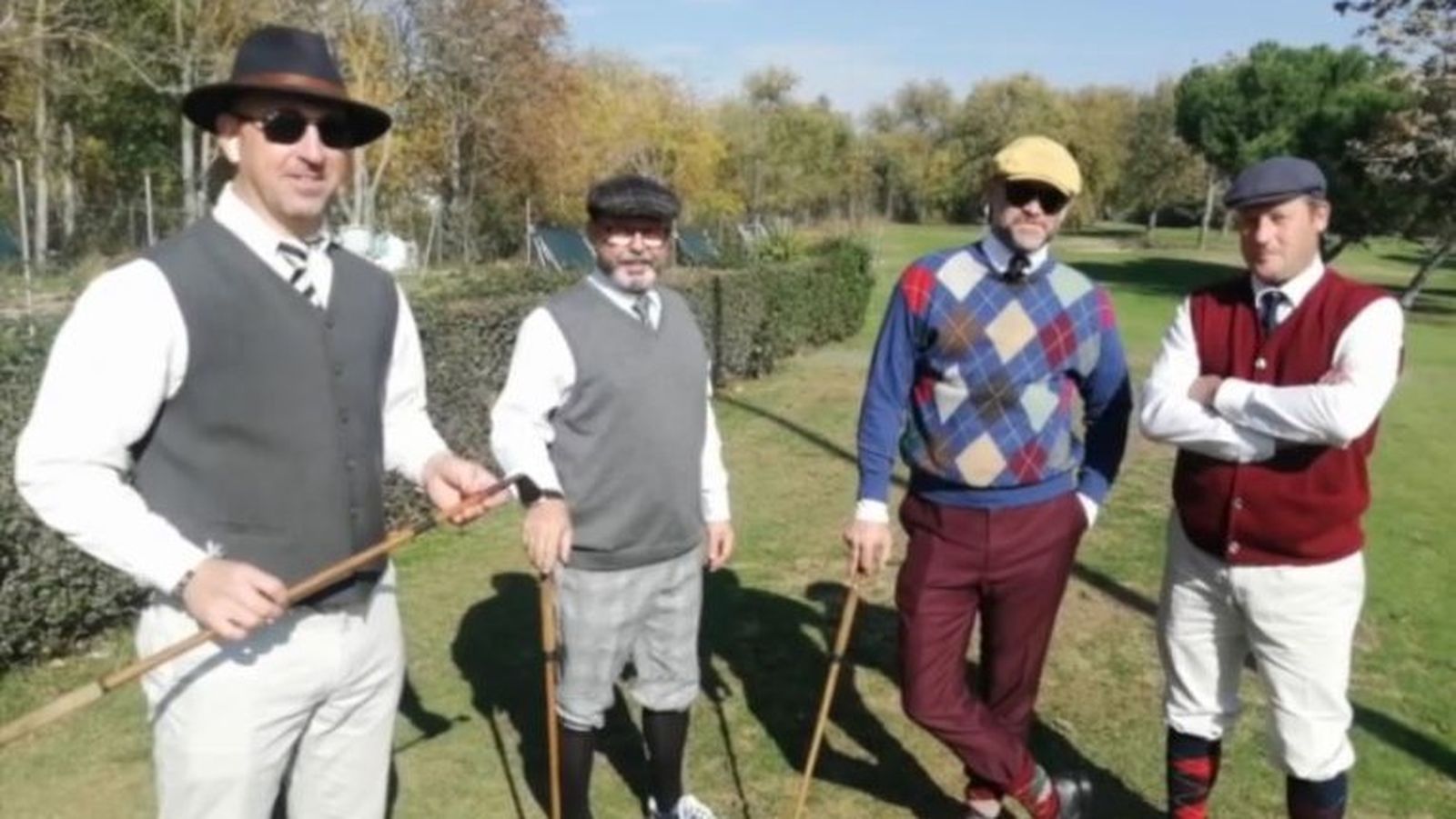 Golfistas invidentes