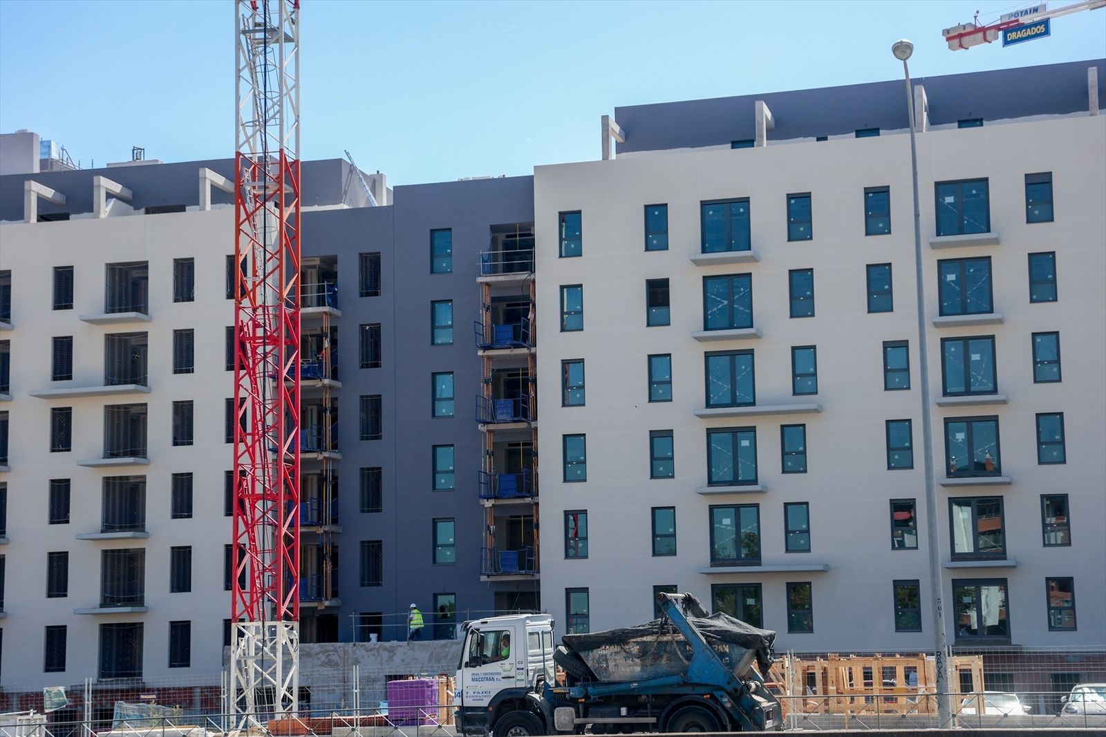 Viviendas en construcción en la Comunidad de Madrid