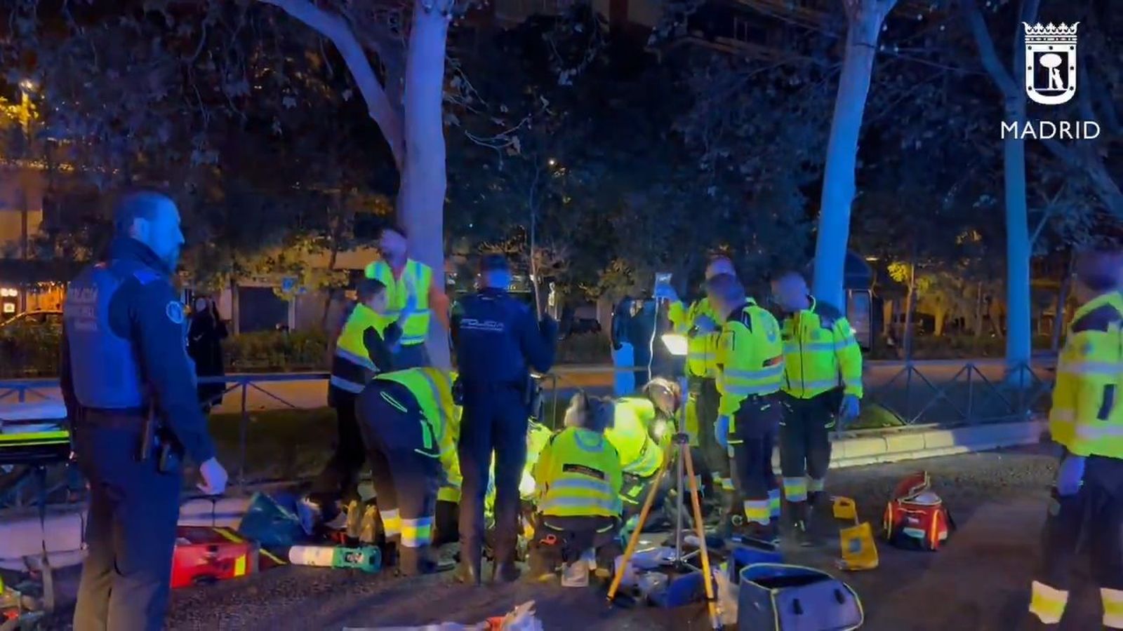 Atropello en la Castellana