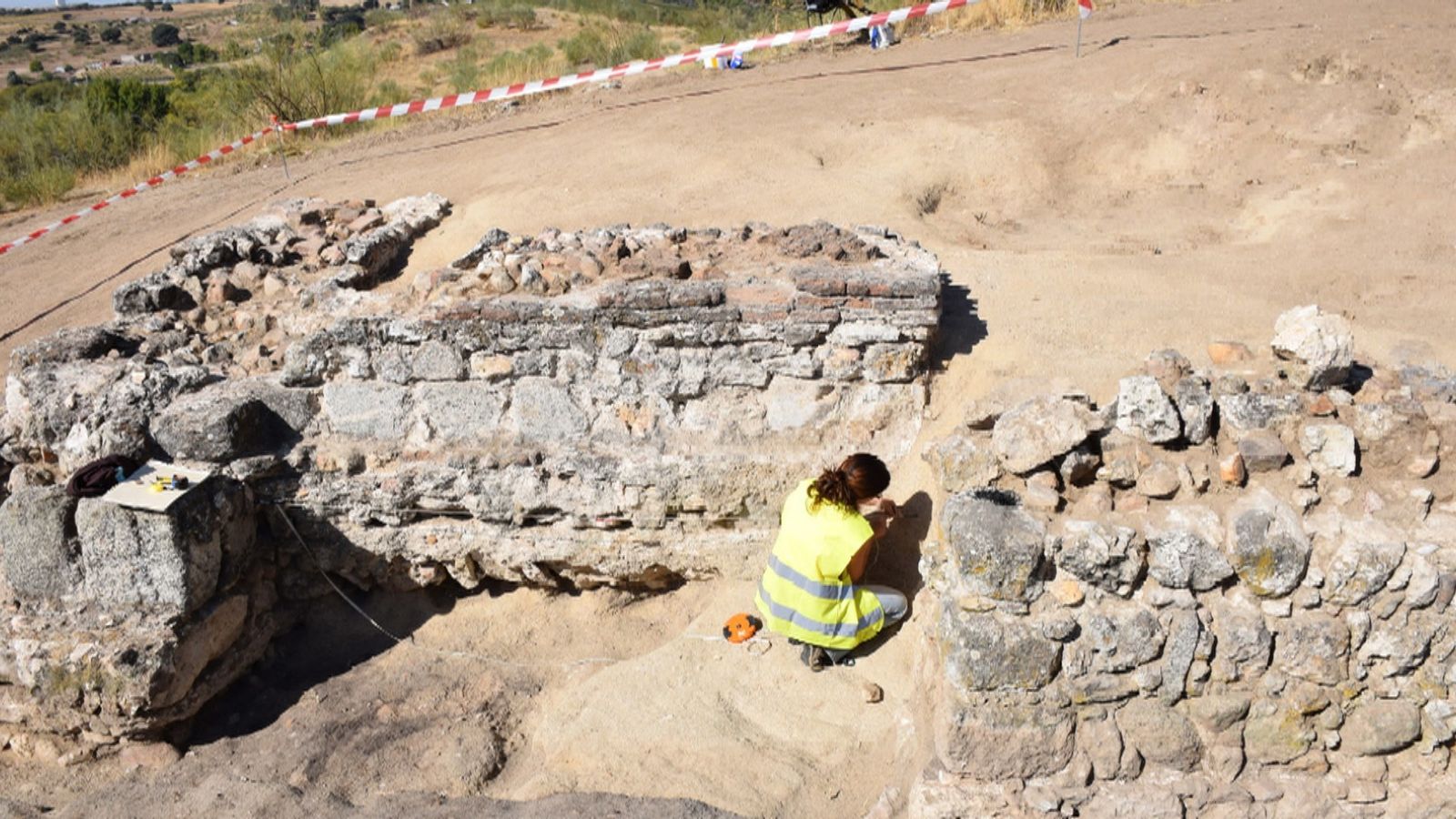 Yacimiento árabe de Calatalifa, junto a Villaviciosa de Odón