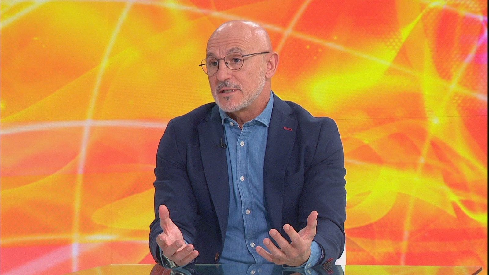 Luis de la Fuente, en Telemadrid, primera entrevista en televisión del seleccionador