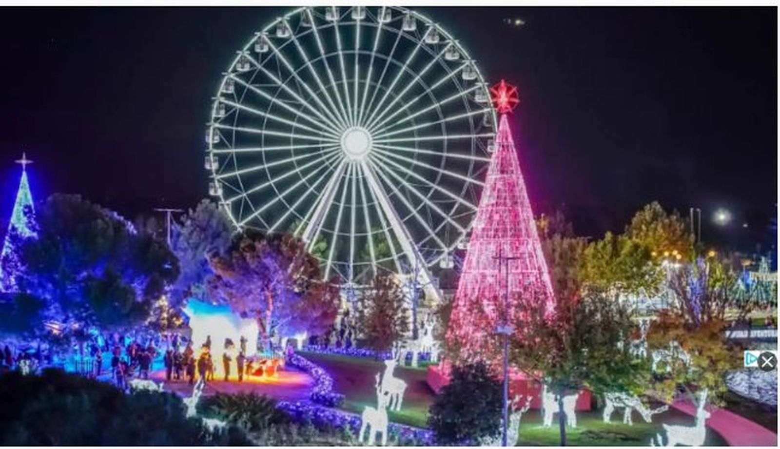 Se encienden las luces del Parque Mágicas Navidades de Torrejón