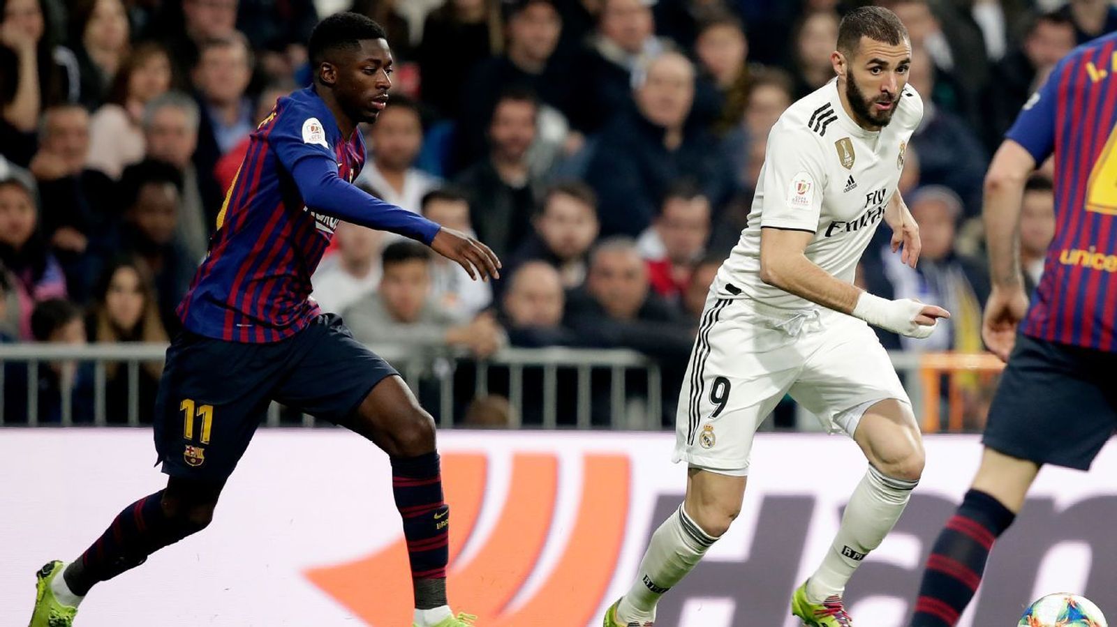 Dembelé y Benzema