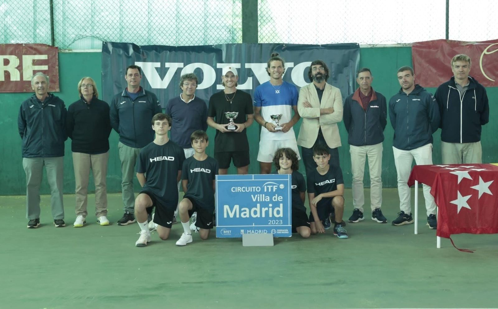 Podio  de la Copa Volvo Villa de Madrid