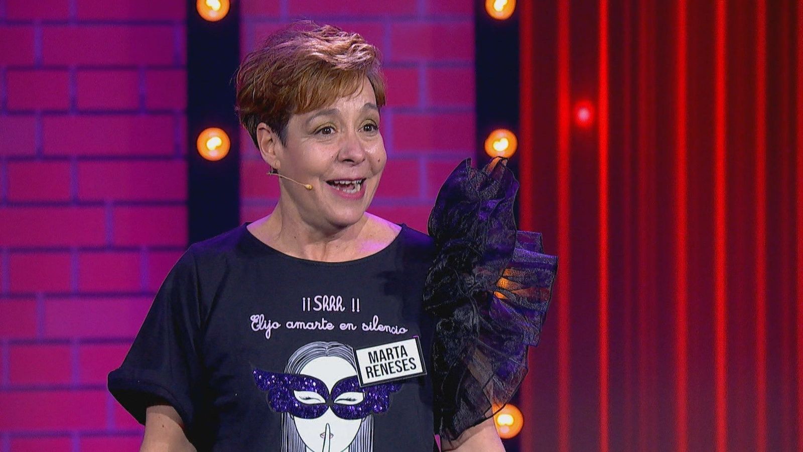 Marta Reneses, una de las mejores humoristas en la noche de estreno de 'El Mejor'