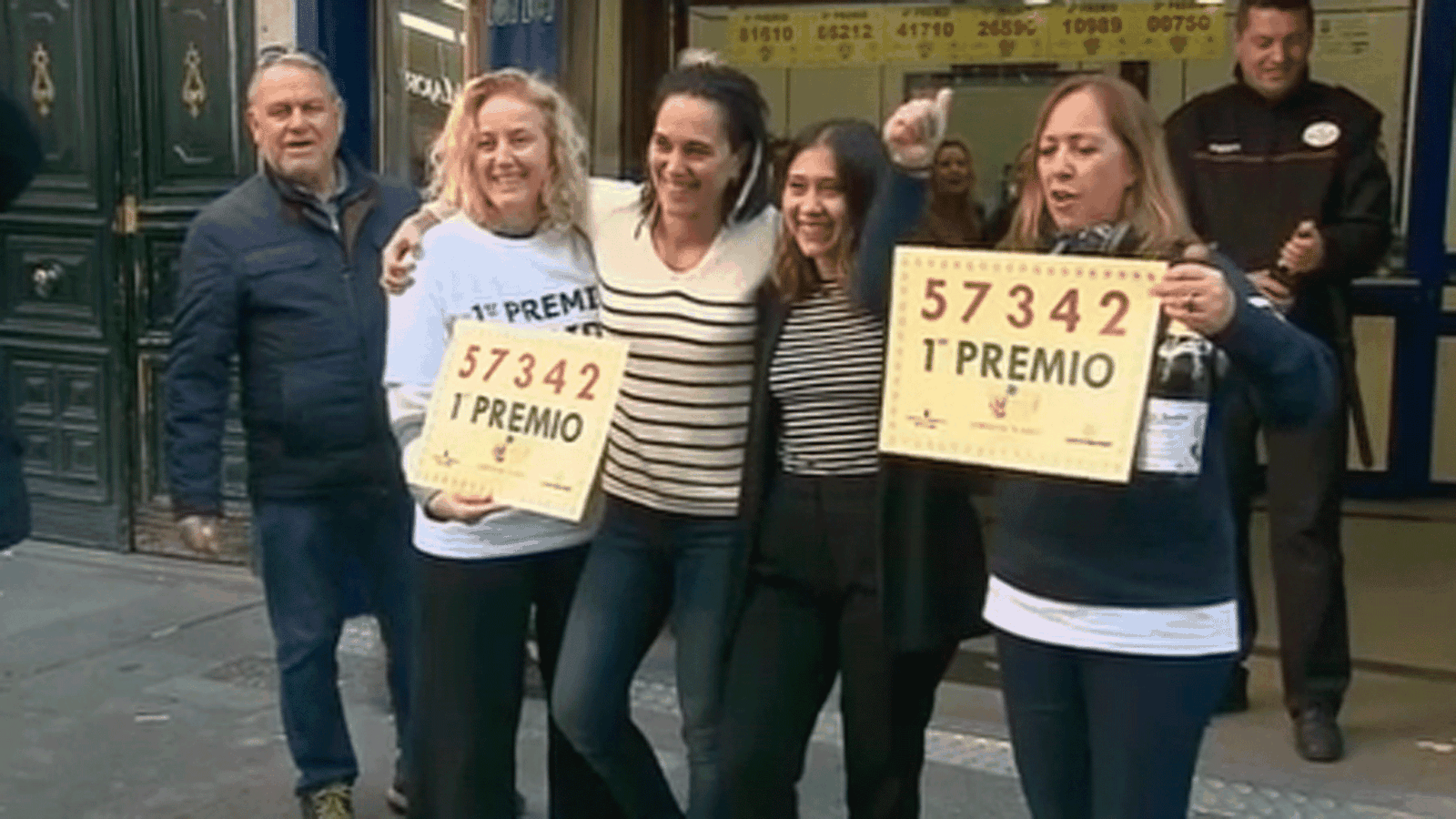 El número 57.342 trae la suerte de 'El Niño' a Madrid y Torrejón