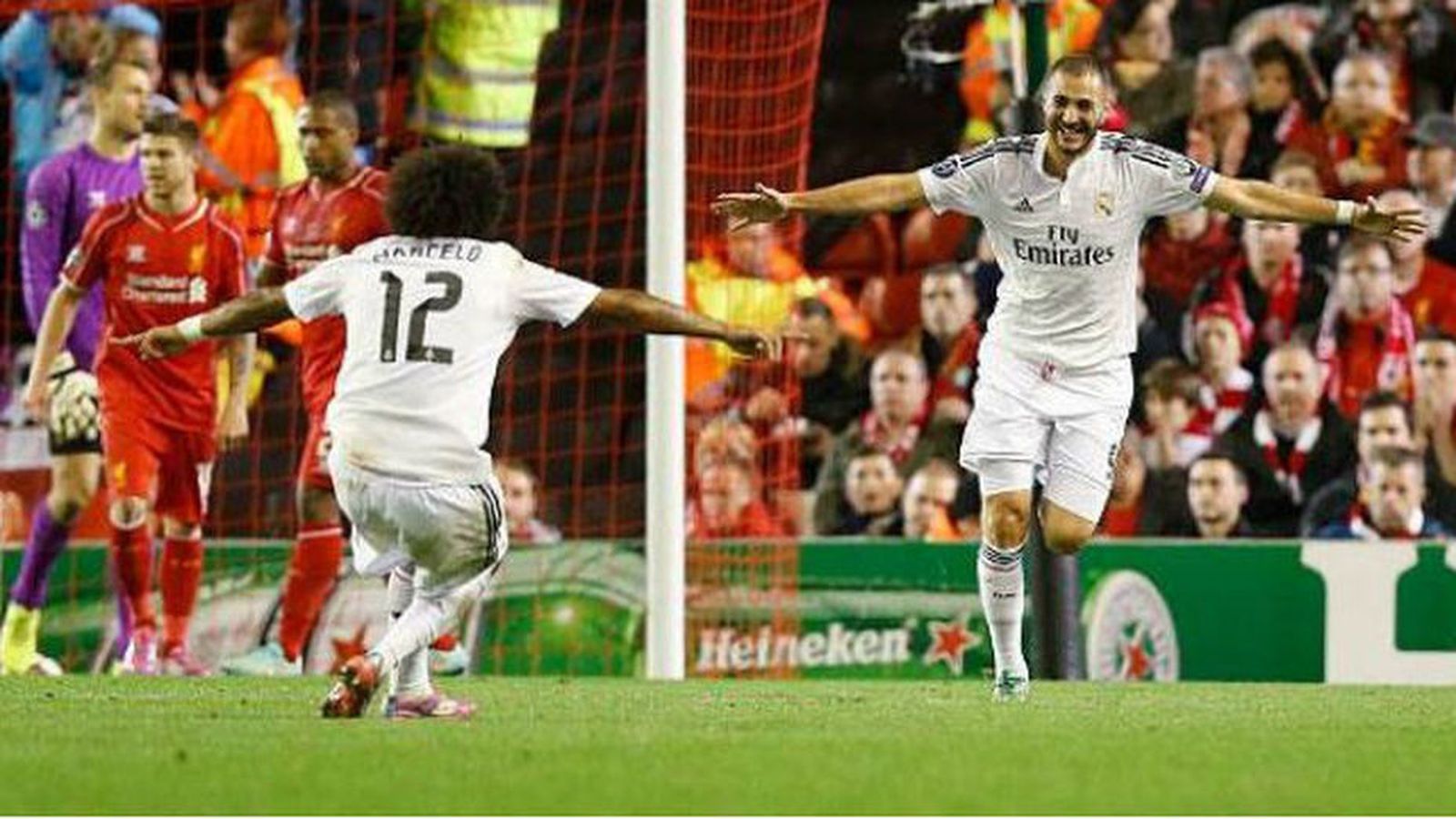 Al Real Madrid le cae en Liverpool en cuartos de final de la Champions