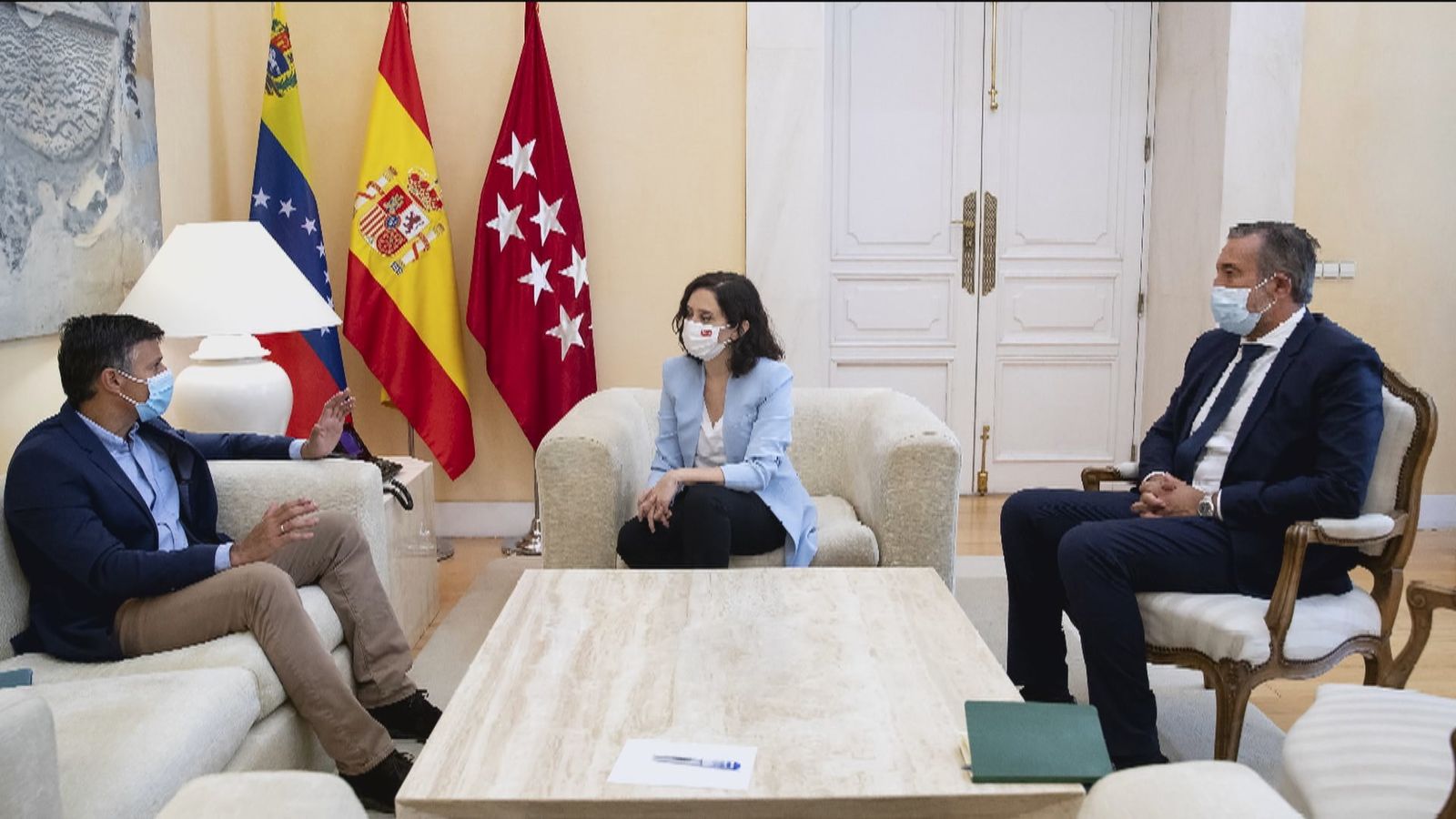 Díaz Ayuso recibe a Leopoldo López