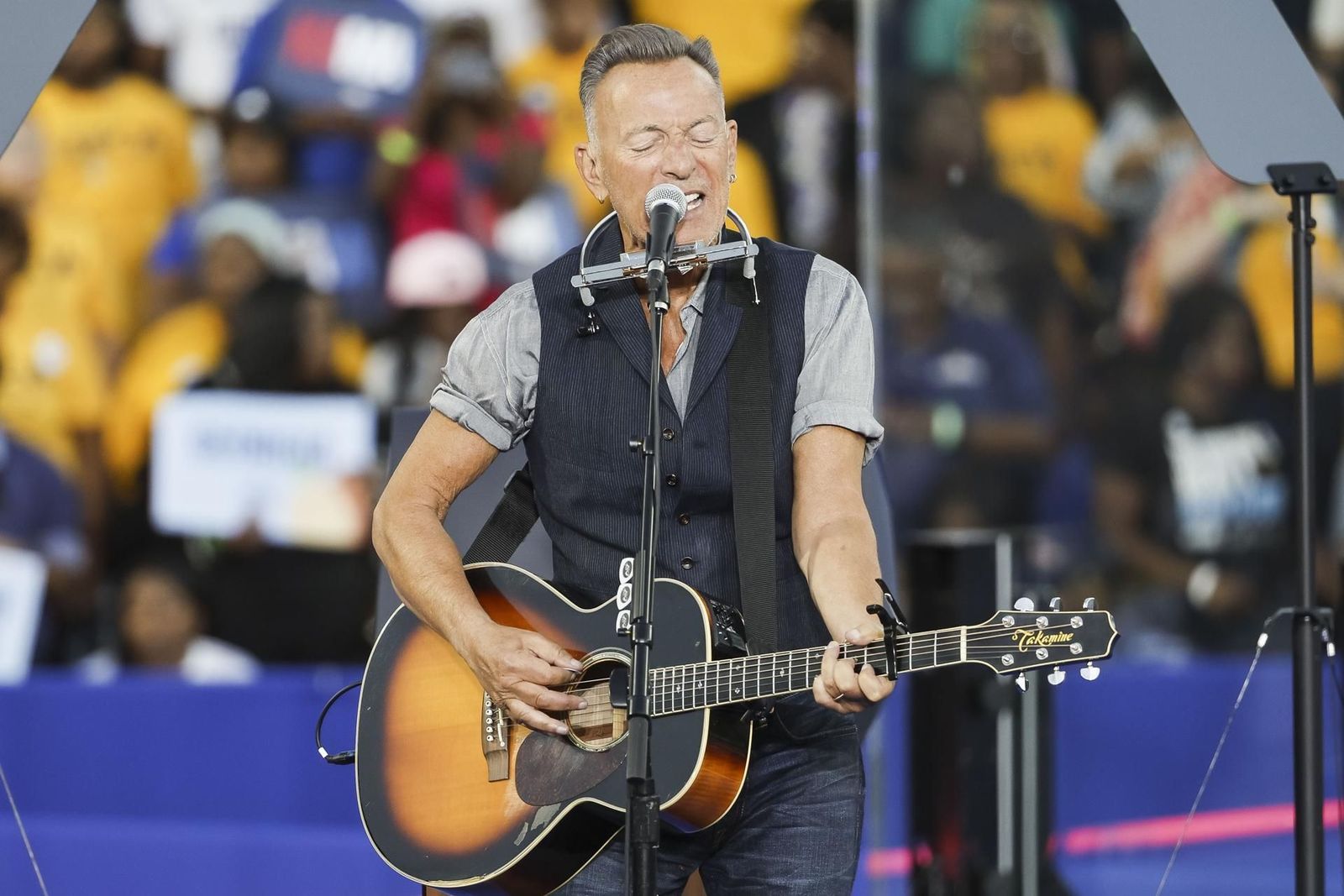 Obama y Bruce Springsteen apoyan a Kamala Harris